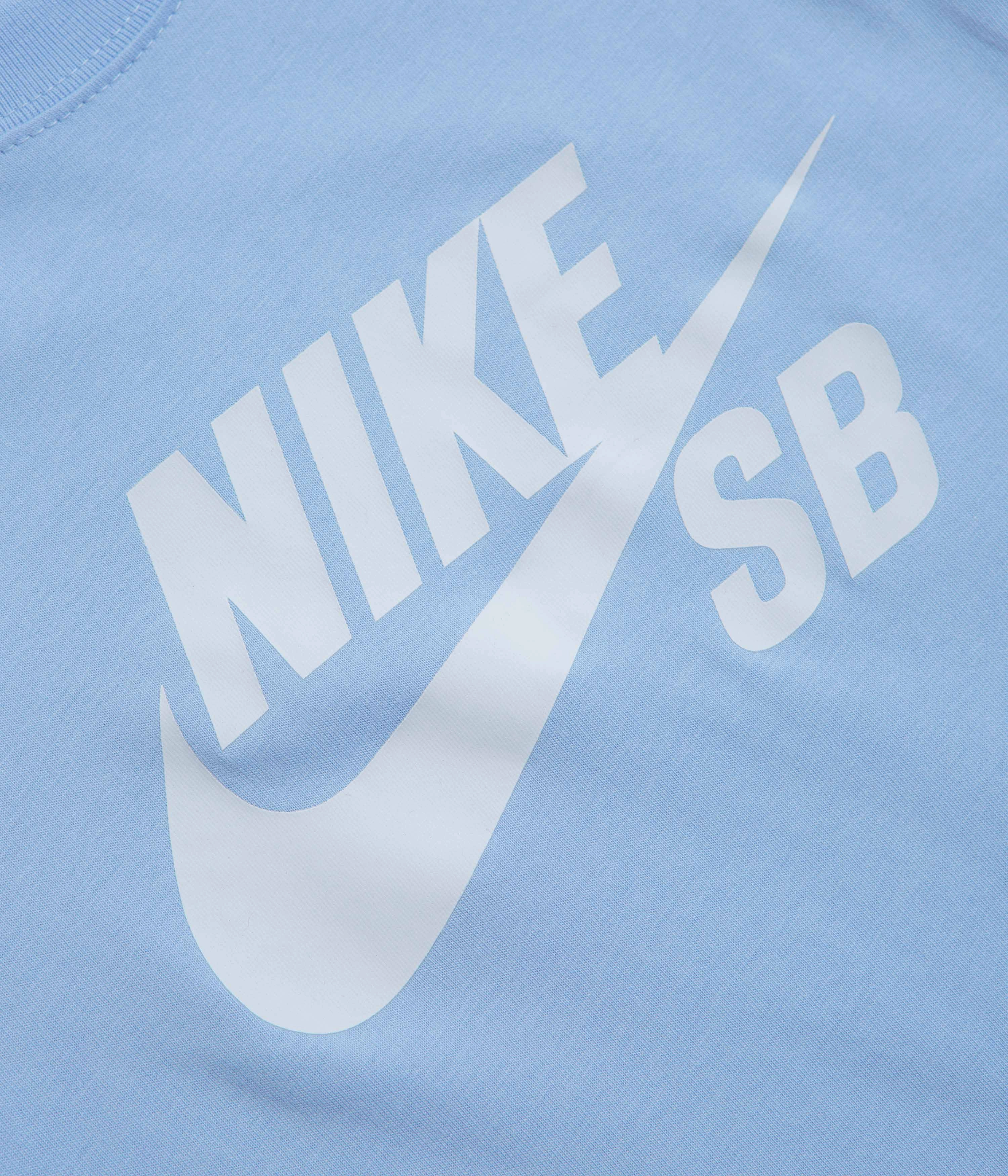Easy Wear Style Nike SB Large Logo T-Shirt - Aluminum
