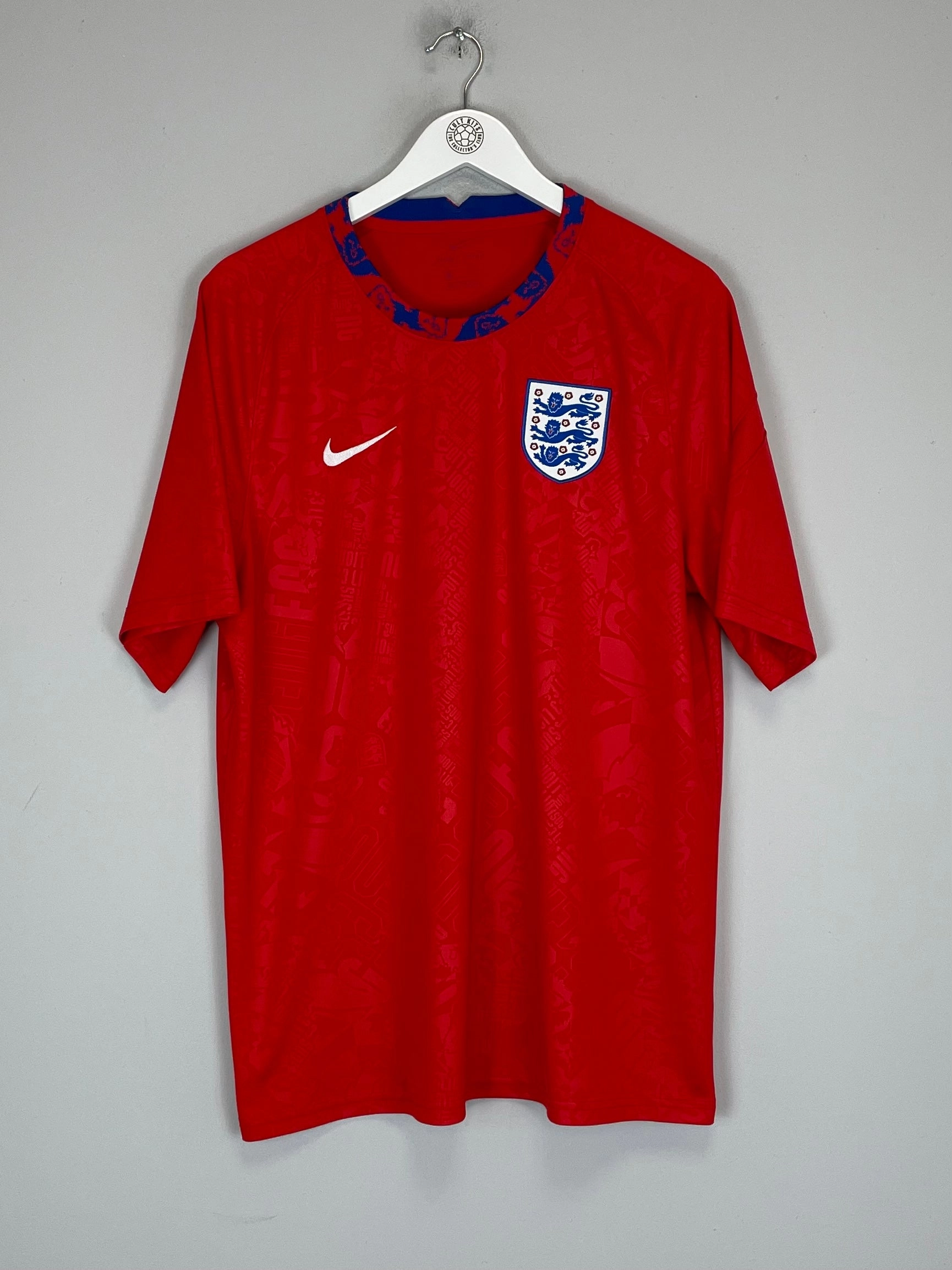 2020/21 ENGLAND TRAINING SHIRT (XL) NIKE Slim Fit Contour Design