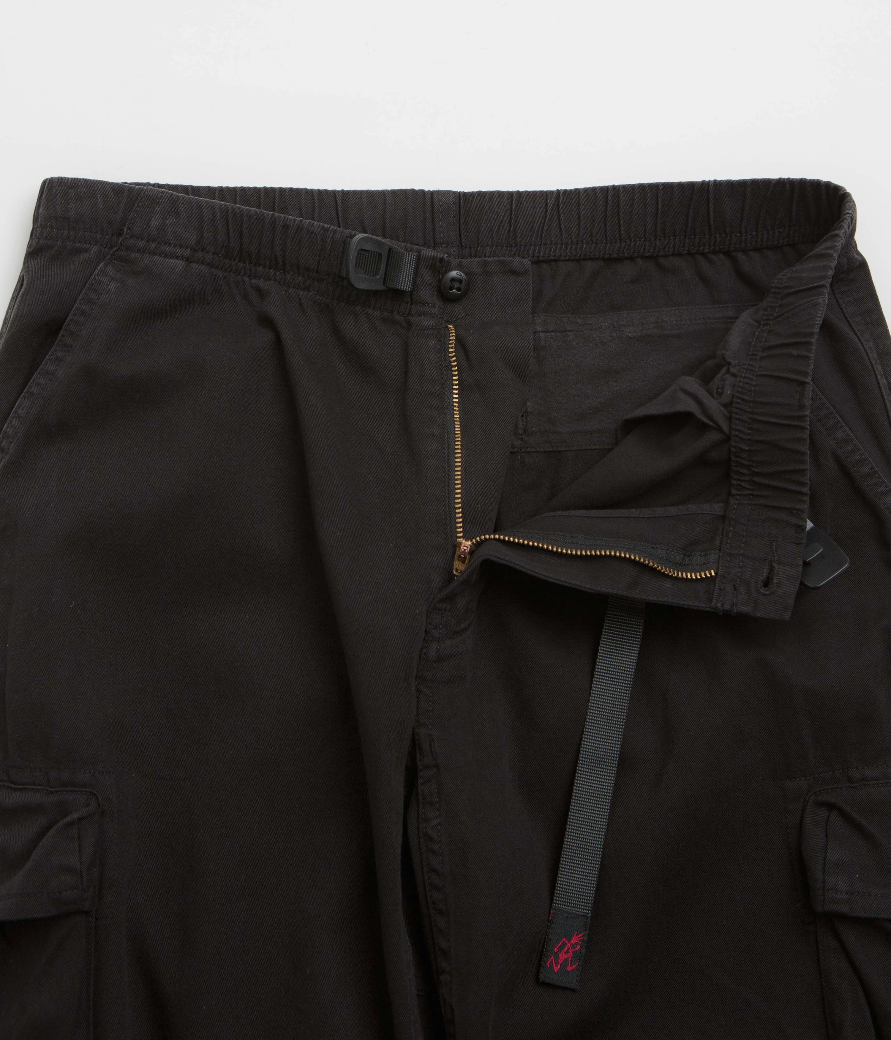 Gramicci Rig Cargo Pants - Black HighWaistSupport Rubberized grip