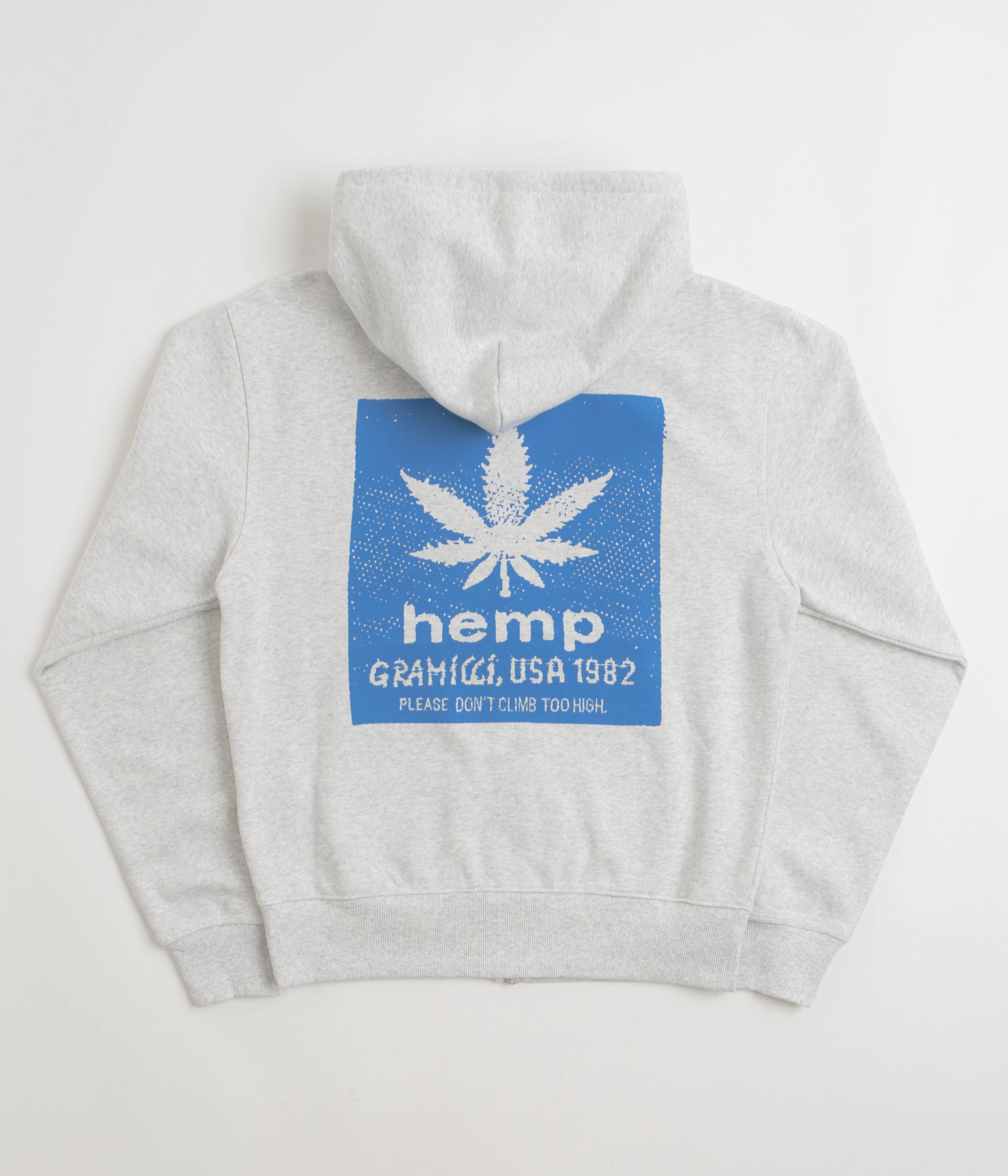 Gramicci Hemp Full Zip Hoodie - Heather Ash Bright Color European style