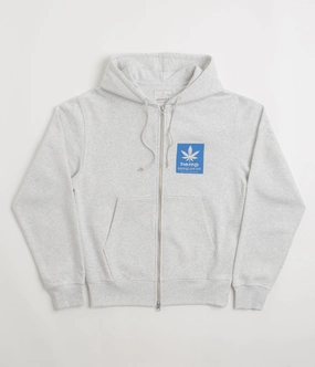 Gramicci Hemp Full Zip Hoodie - Heather Ash Street Vibe Mountain Climbing