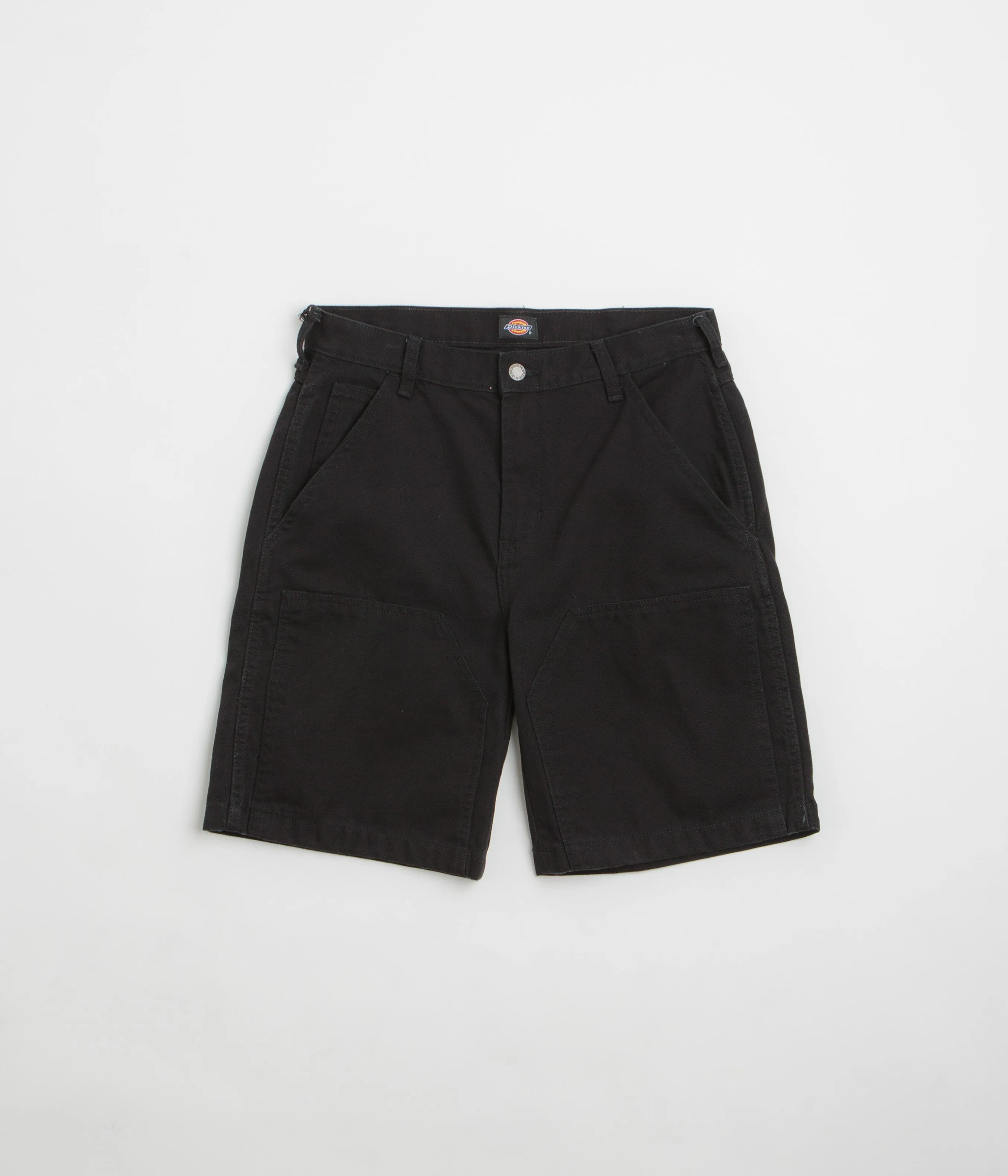 Dickies Duck Canvas Chap Shorts - Stone Washed Black Camouflage Pattern