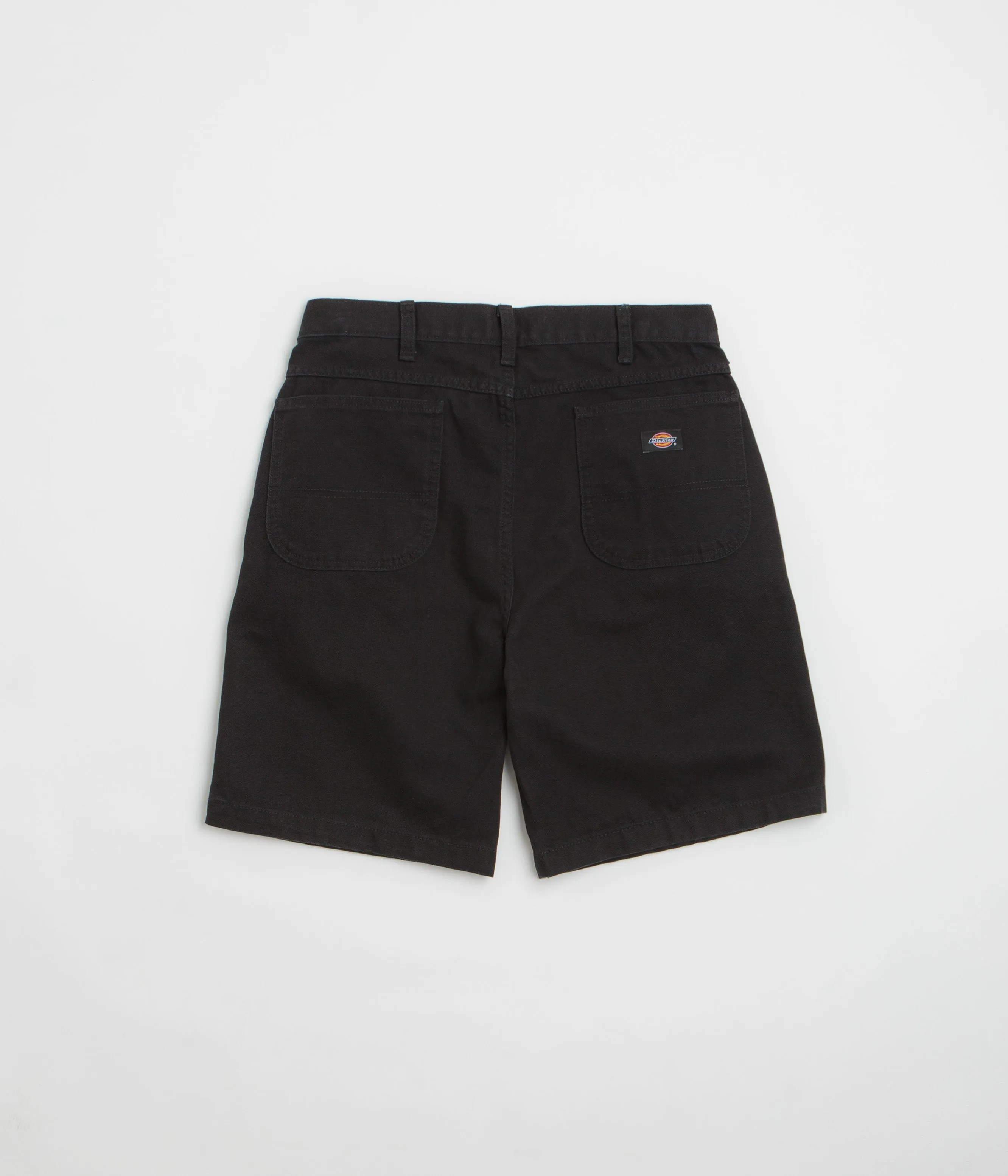 Odor Resistant Coating Stain-Resistant Dickies Duck Canvas Chap Shorts - Stone Washed Black