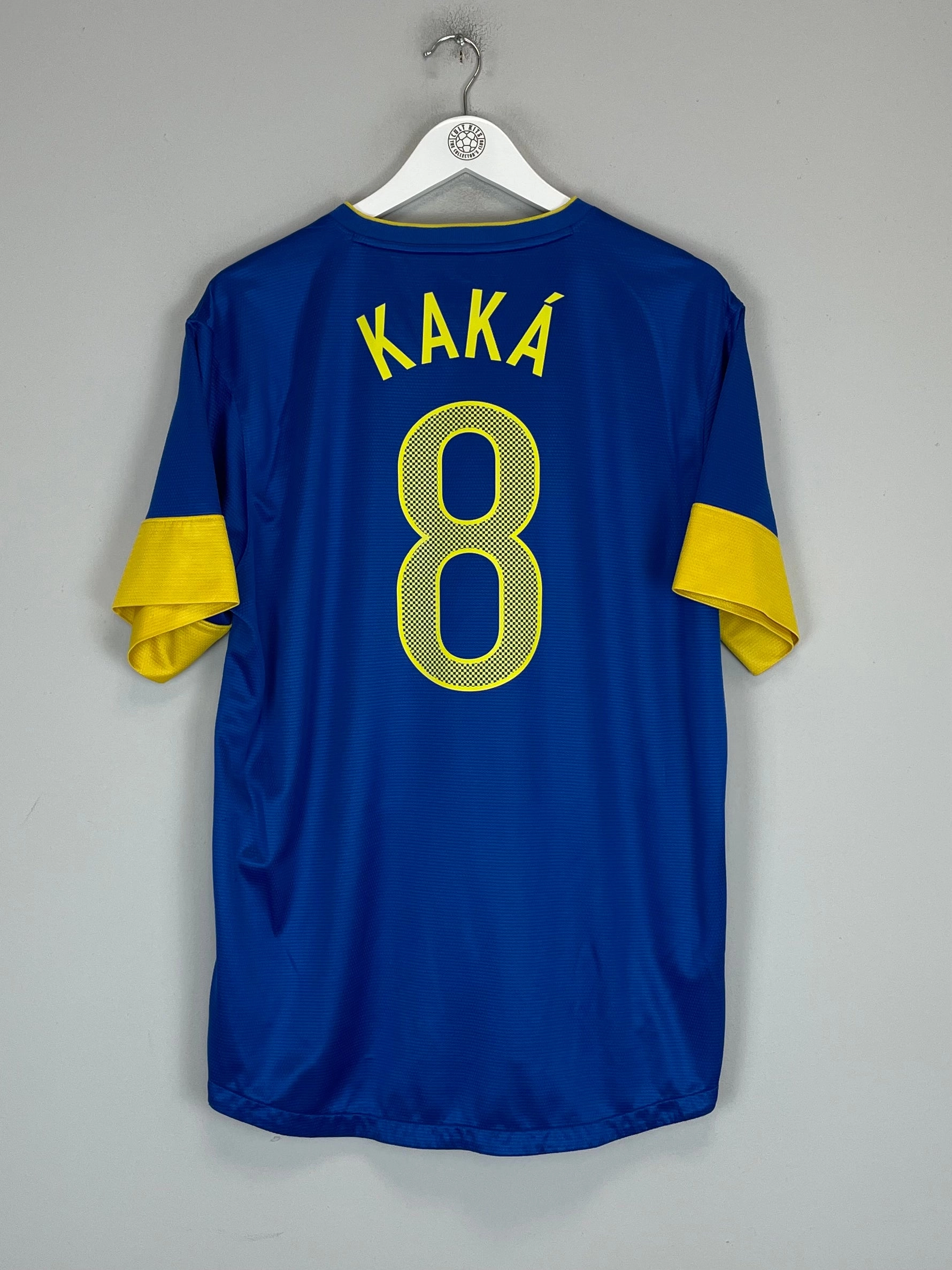 2012/13 BRAZIL KAKA #8 AWAY SHIRT (XL) NIKE Athletic Silicone Trim Thermoregulating Fabric