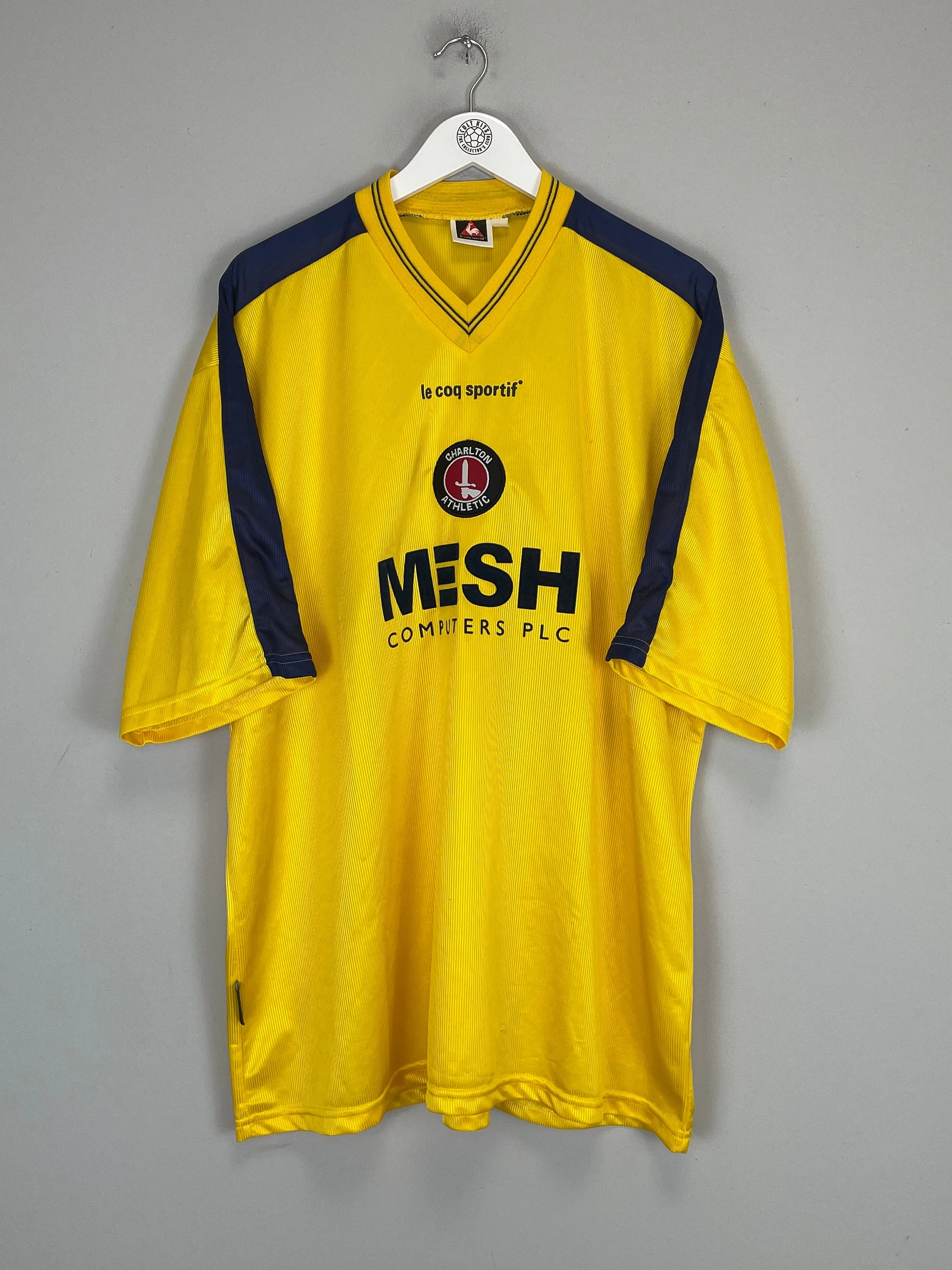 1999/00 CHARLTON ATHLETIC AWAY SHIRT (XL) UHLSPORT All-Day Wear Soft Binding Edges
