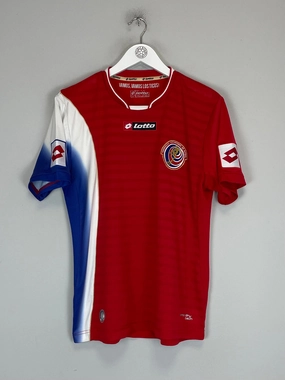 Stretchable Ribbed Collar Ultra light 2012/13 COSTA RICA HOME SHIRT (S) LOTTO