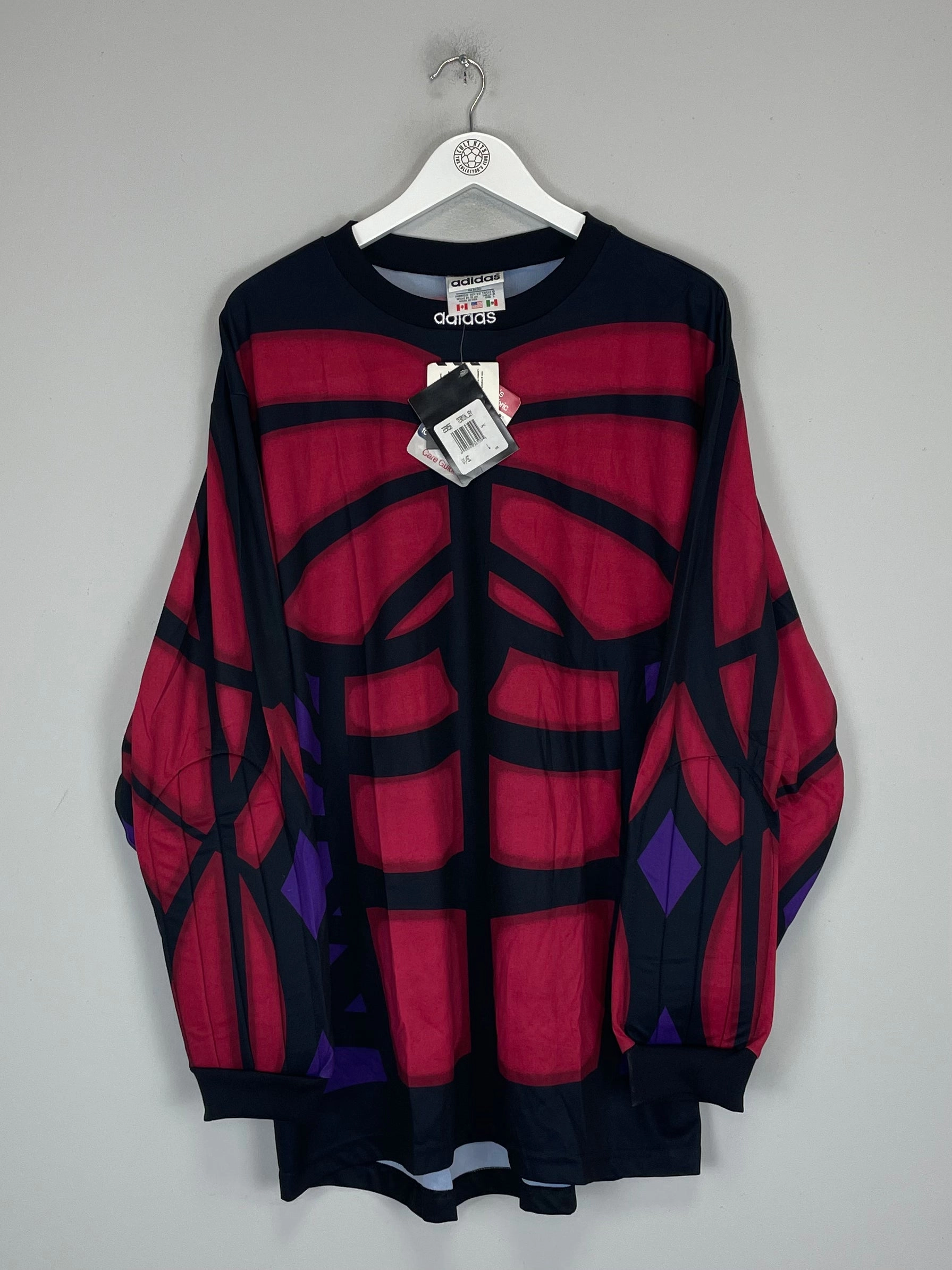 1995 ADIDAS 'TERMINATOR' *BNWT* GK TEMPLATE SHIRT (L) Weekend League