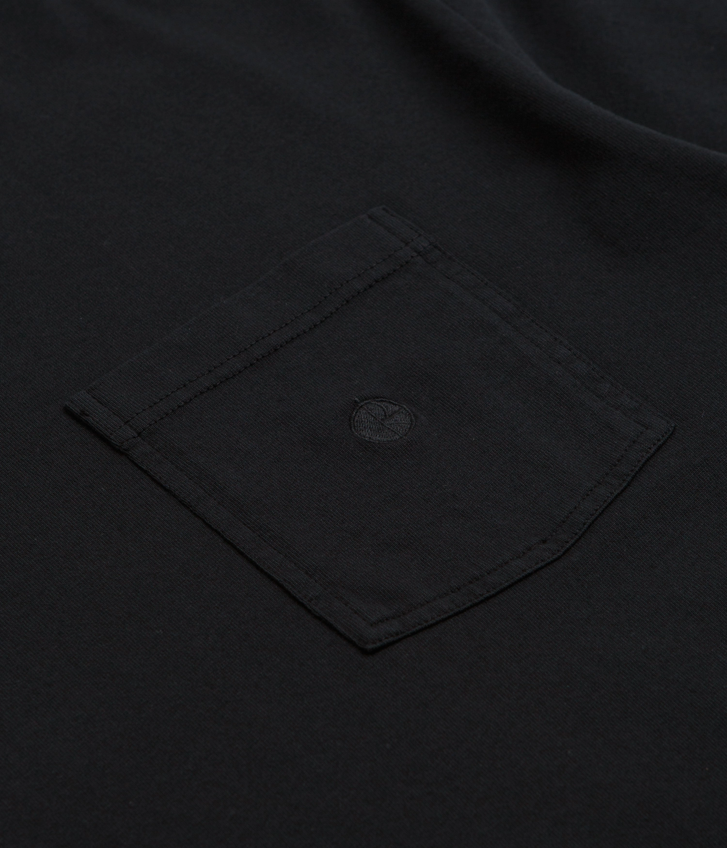Fresh and Cool Washable Polar Pocket T-Shirt - Black / Black
