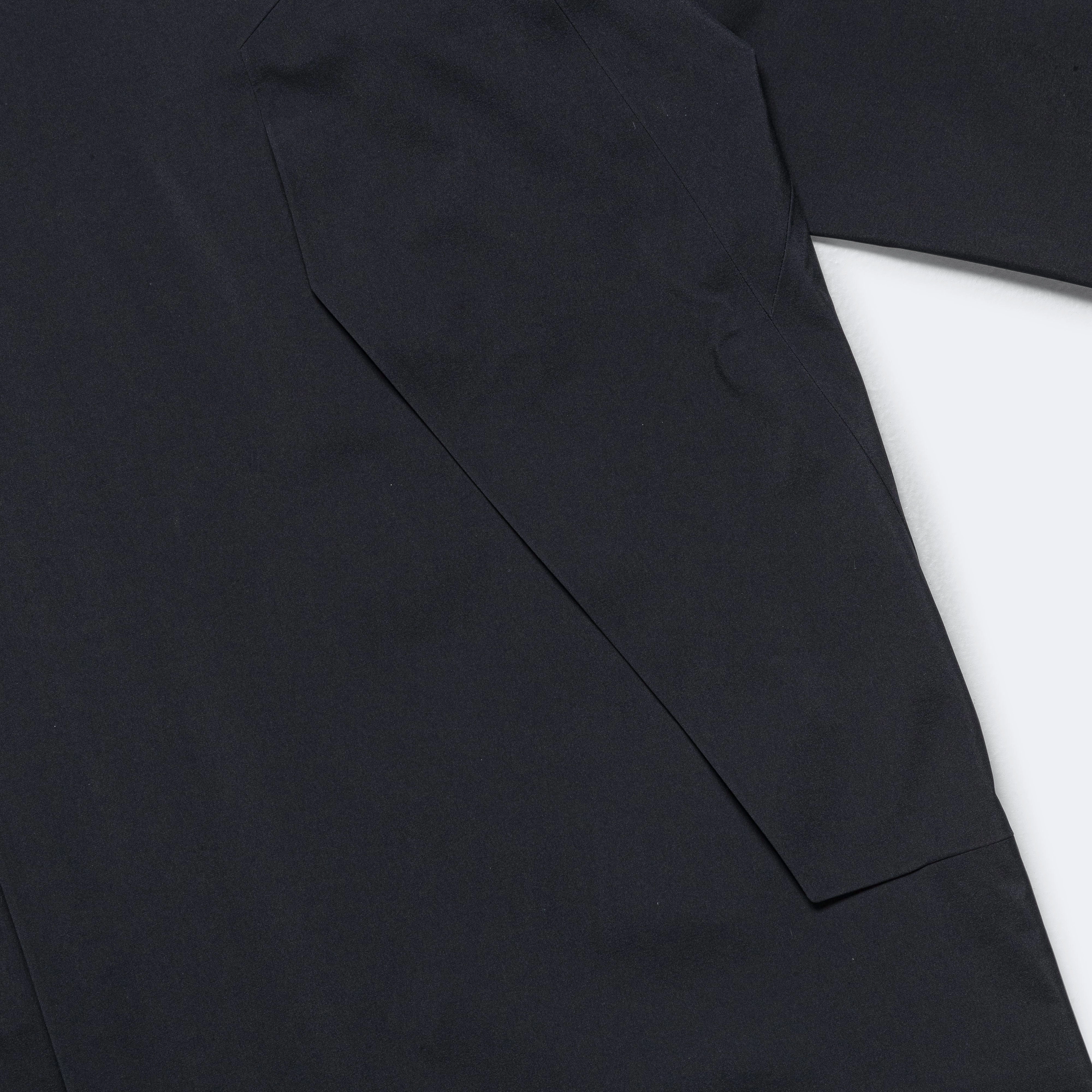 Stretch Cloth Multi Layer Option Monitor Coat - Black