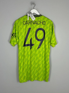 2022/23 Manchester United Garnacho #49 *BNWT* Third Shirt (Multiple Sizes) Adidas Eco Friendly Dye