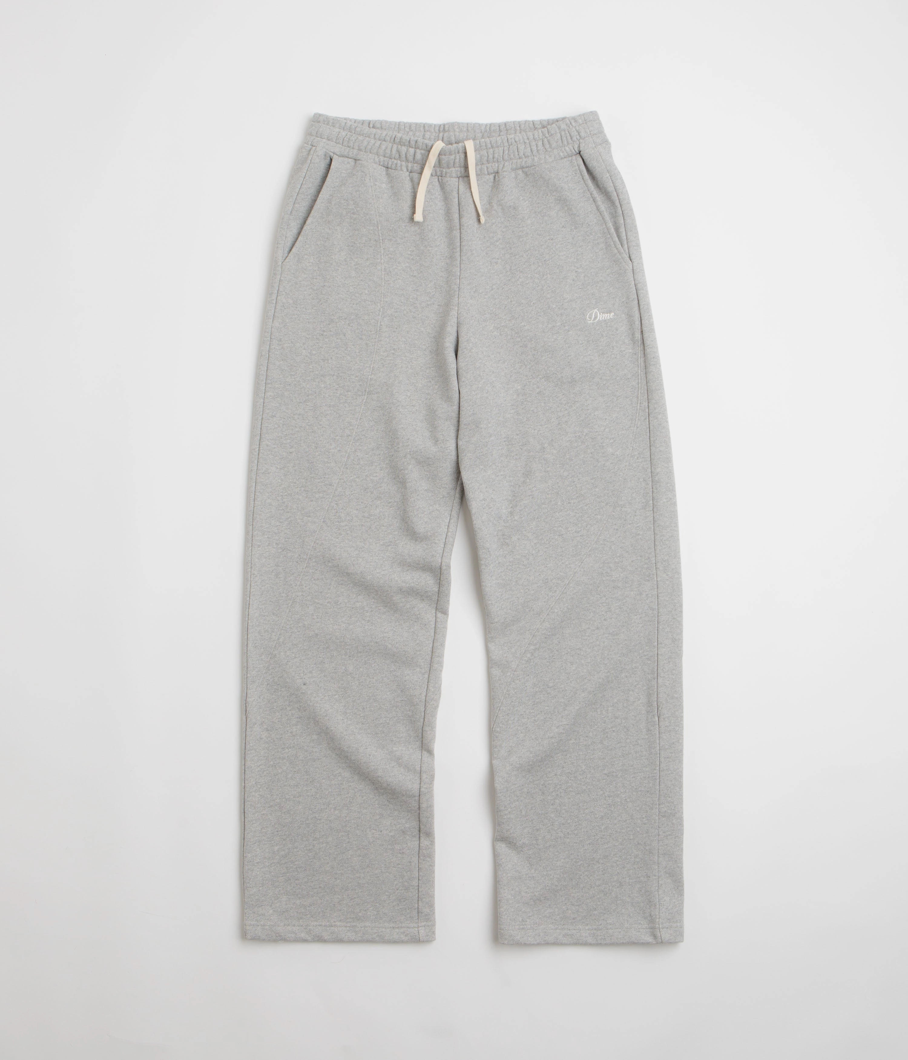 Seamless Waistband Non slip grip Dime Cyclone French Terry Pants - Heather Grey
