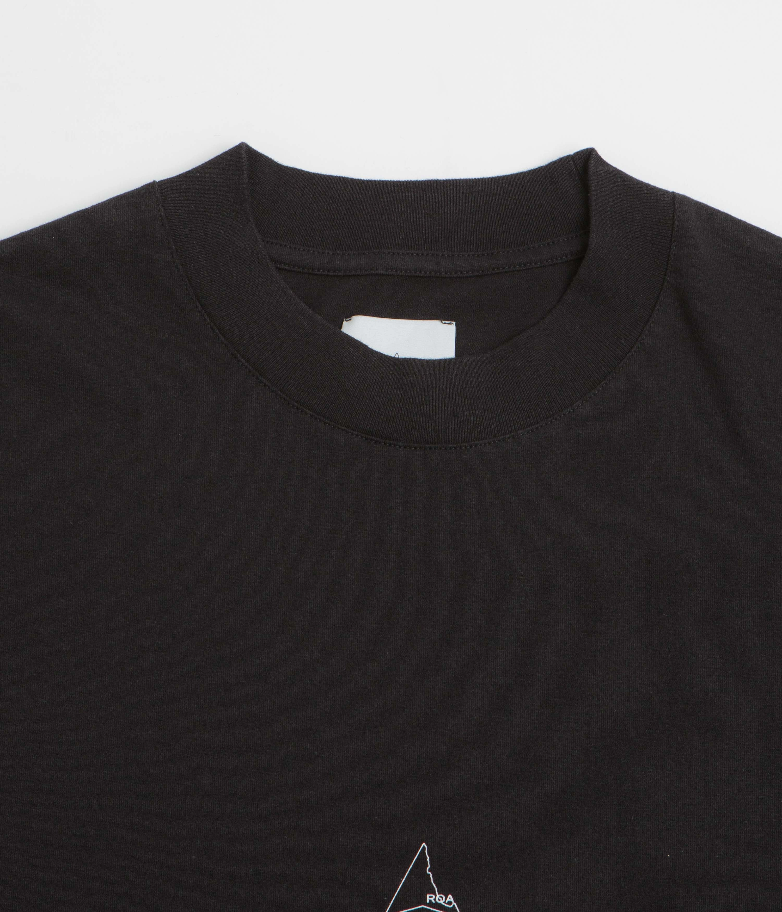 ROA Logo T-Shirt - Black Active Wearable Cozy Layers