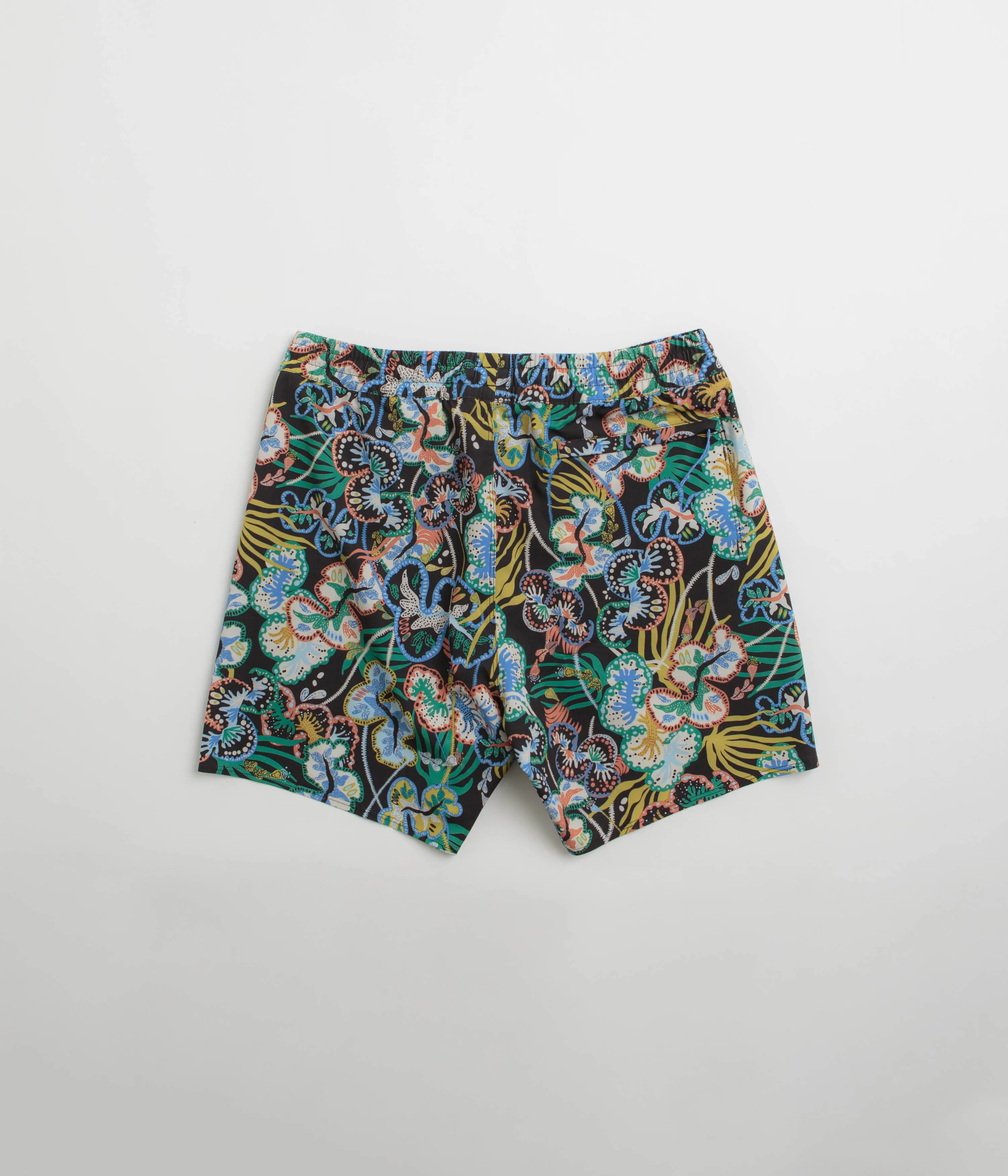 Breathable Material Patagonia Hydropeak Volley 16" Shorts - Undersea: Black