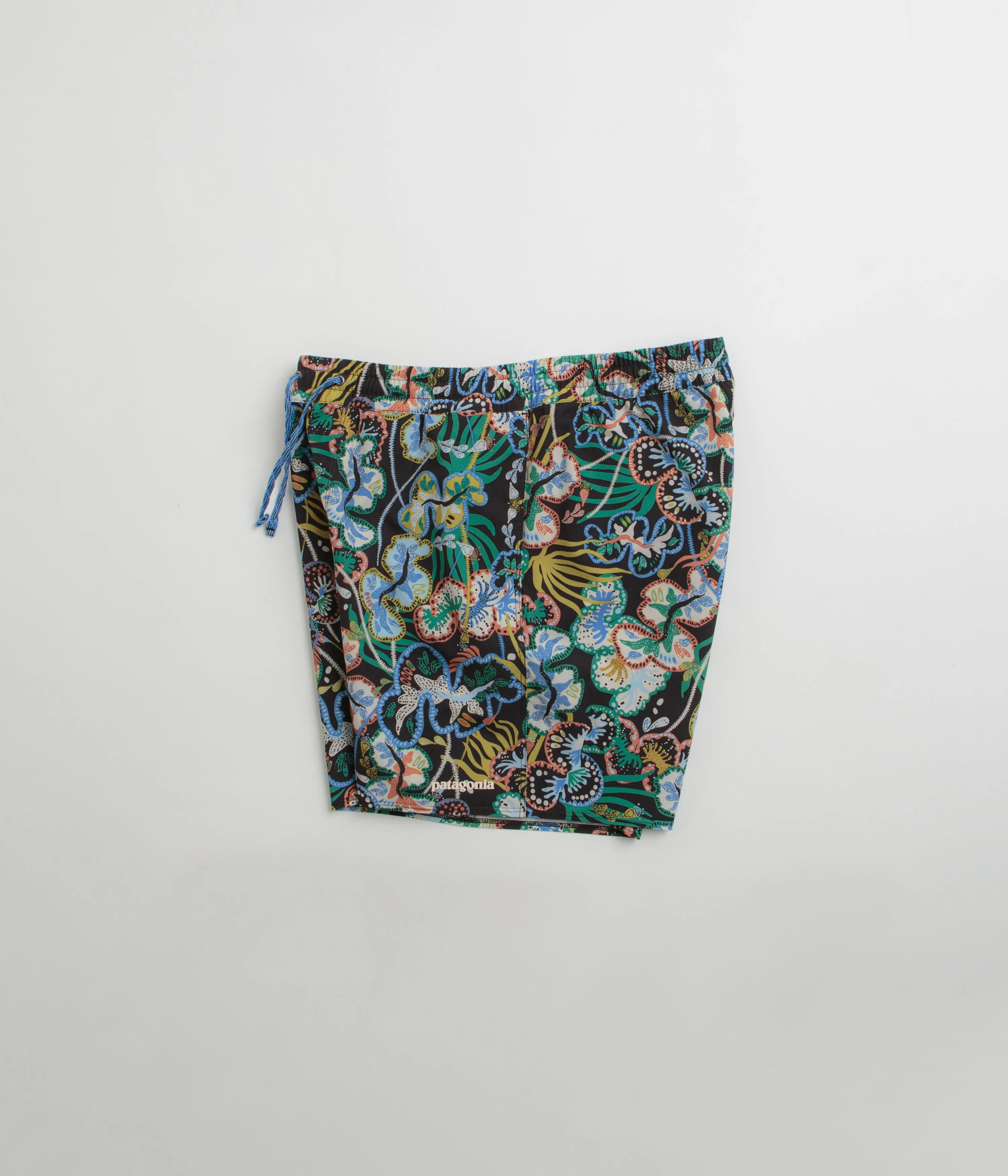 RecycledPolyester Poolside Wear Patagonia Hydropeak Volley 16" Shorts - Undersea: Black