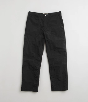 Norse Projects Sigur Waxed Nylon Fatigue Pants - Dark Navy RuggedDurability