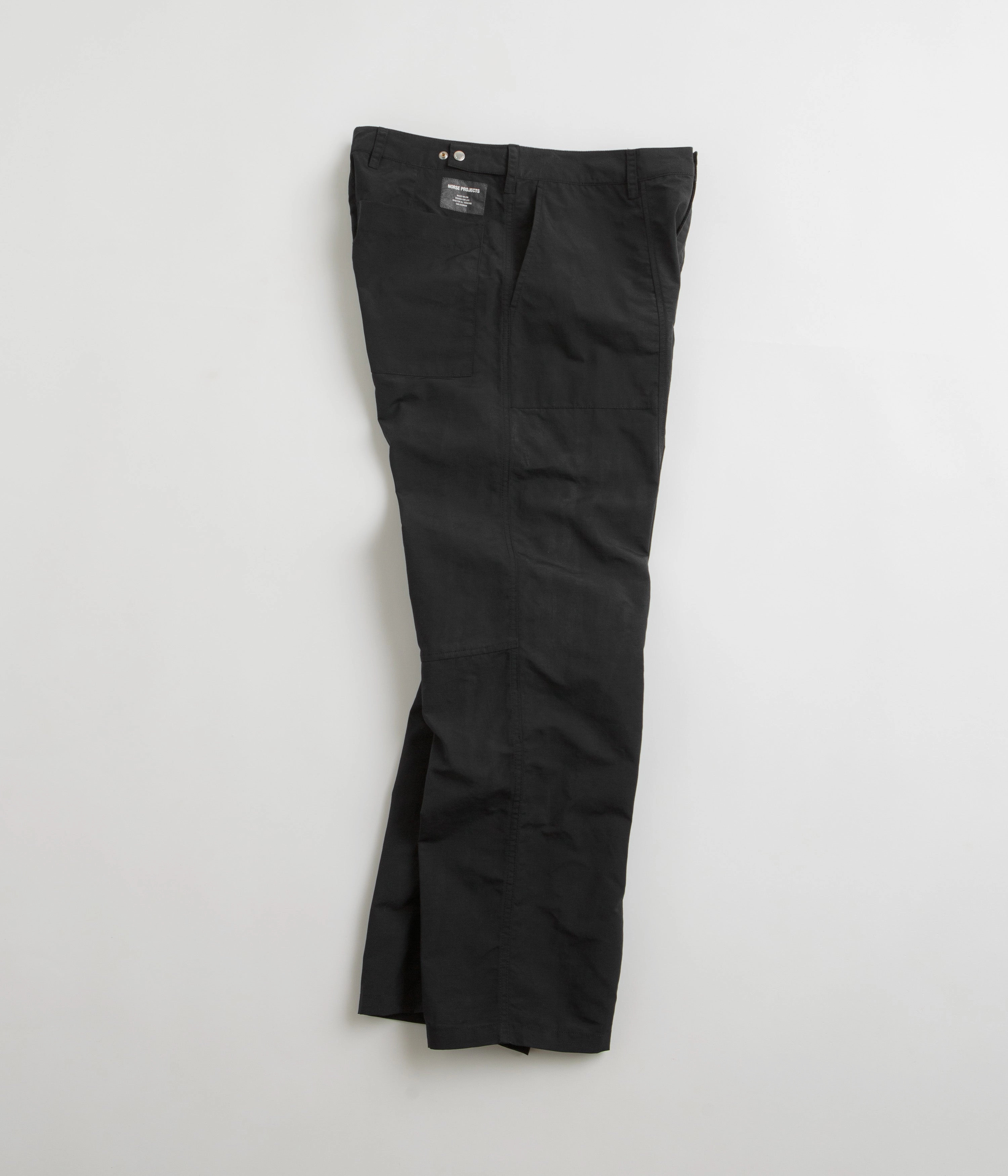 TaglessComfort Norse Projects Sigur Waxed Nylon Fatigue Pants - Dark Navy