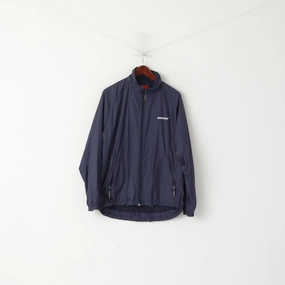 Norheim Men M Jacket Navy Lightweight Zip Up Mountain Hiking Sportswear Top Base Layer Easy Protection