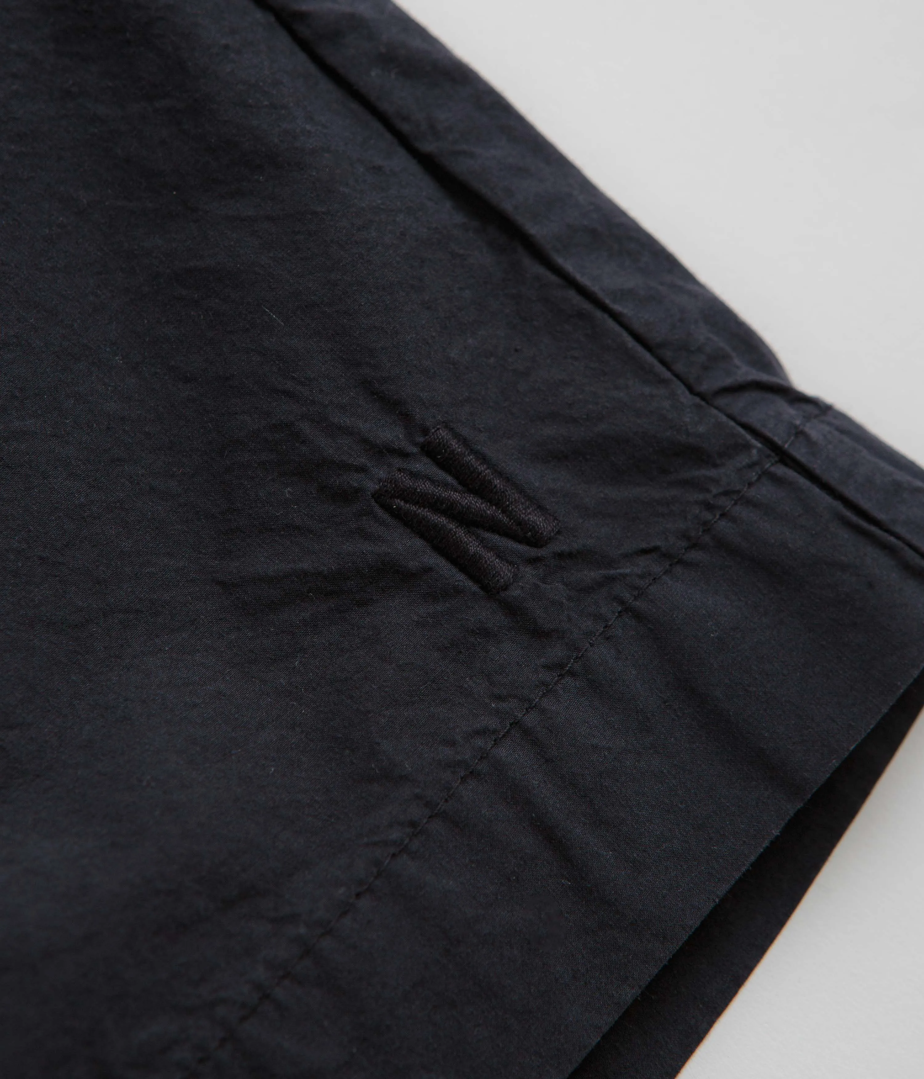 Norse Projects Per Cotton Tencel Shorts - Dark Navy Durable Weave Fabric Sporty Design