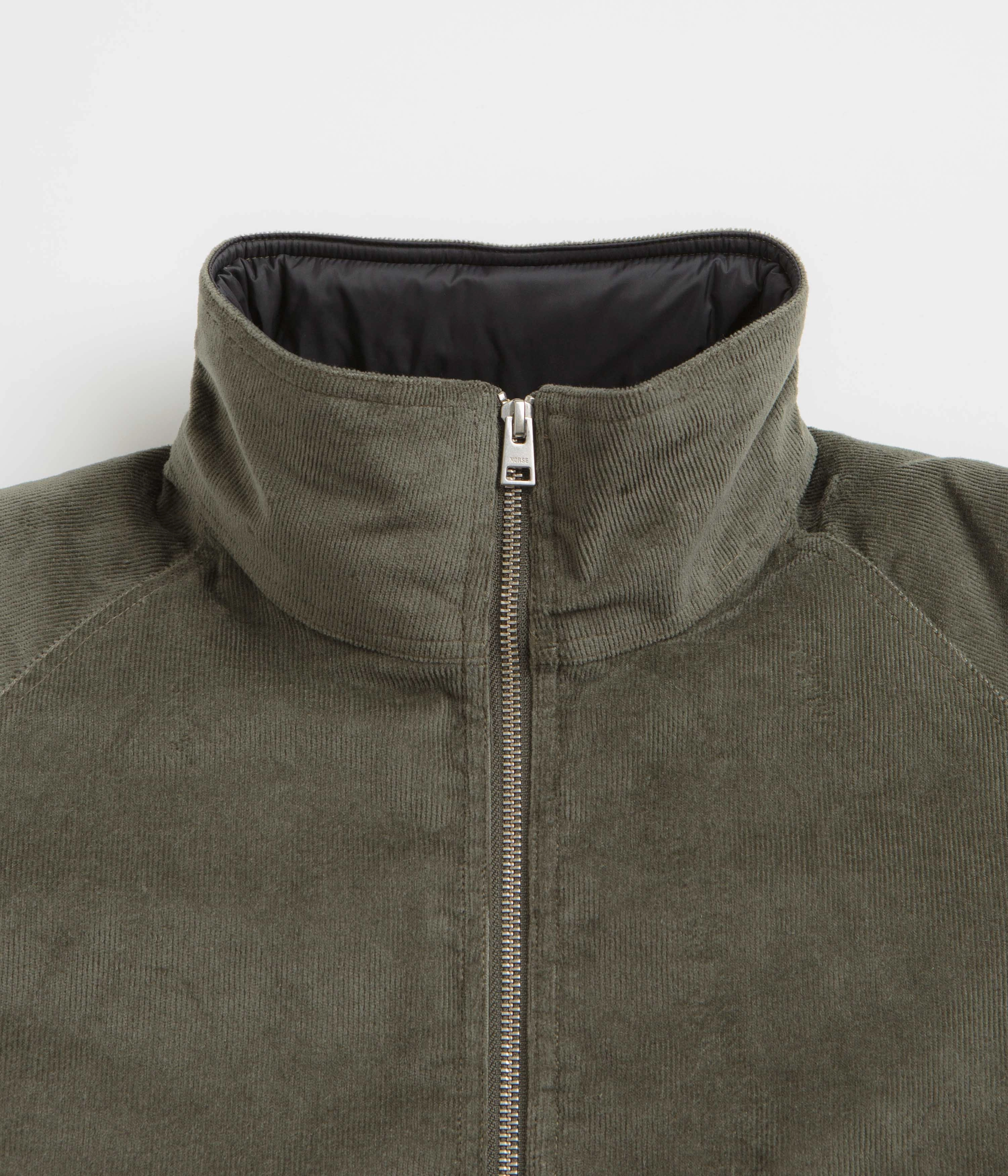 Norse Projects Hakon Solotex Corduroy Jacket - Ivy Green spring season Experiment