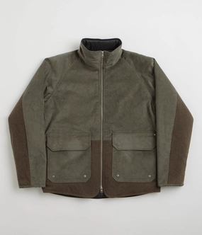 Norse Projects Hakon Solotex Corduroy Jacket - Ivy Green Full length Spectacles