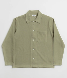 Norse Projects Jorn Double Face Overshirt - Clay Subtle Texture