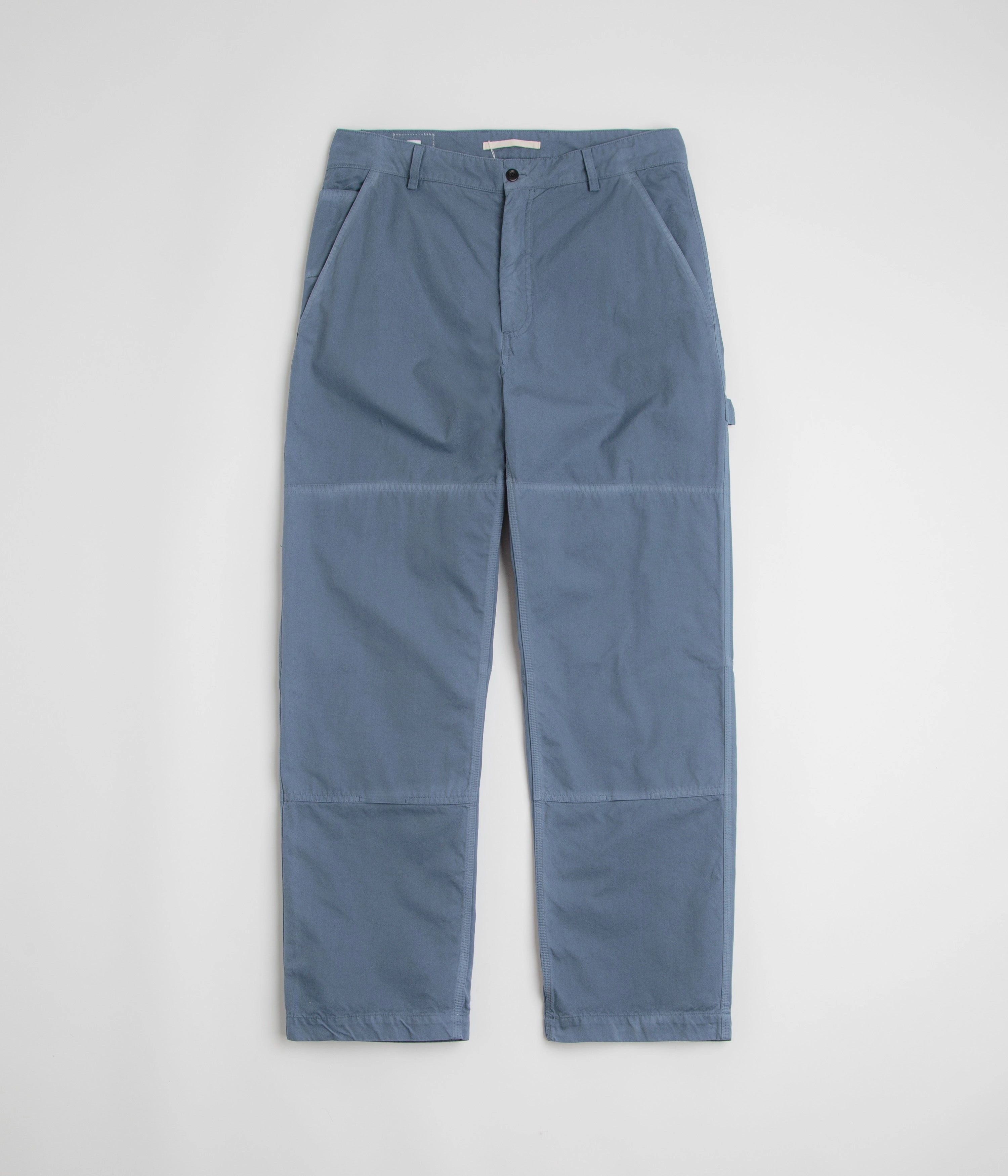 Stretchable Comfort Norse Projects Lukas Tab Series Canvas Pants - Scoria Blue