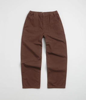 Heat Dissipating High-rise waist Norse Projects Ragnar Relaxed Pants - Mahogany