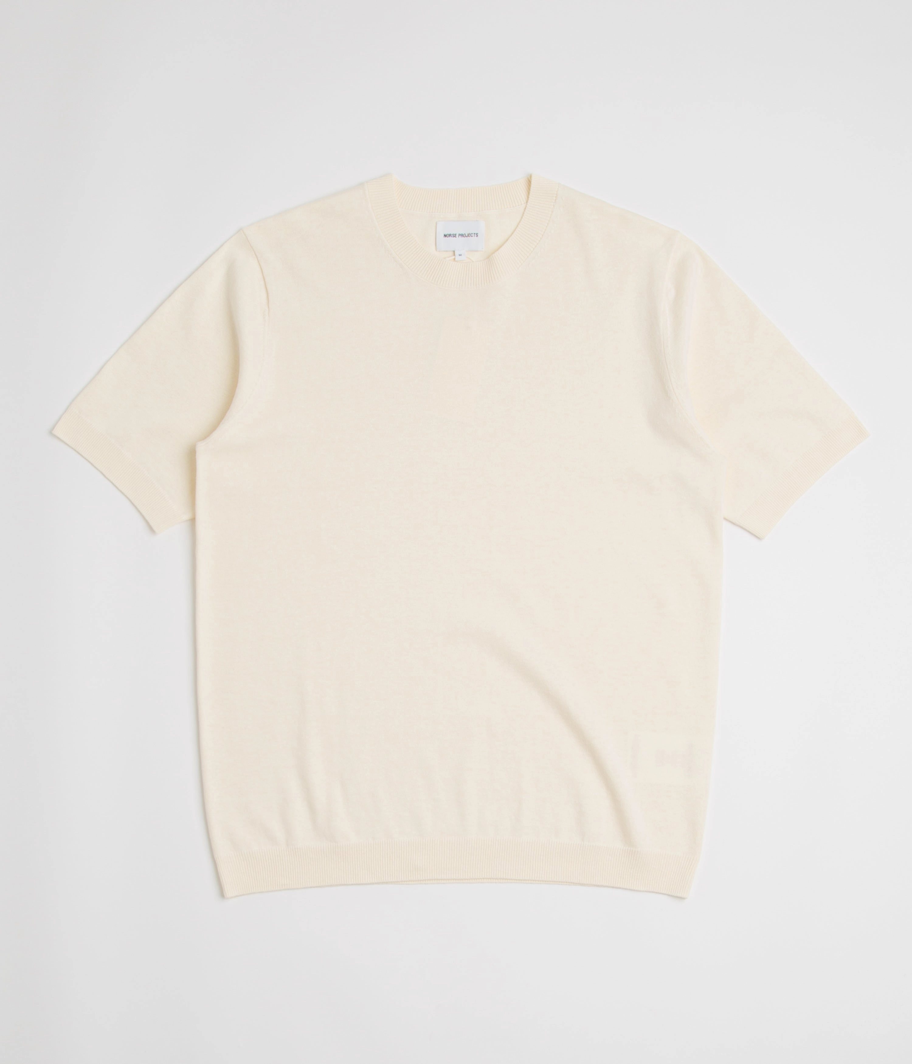 Norse Projects Rhys Cotton Linen T-Shirt - Kit White Flexible Waistband