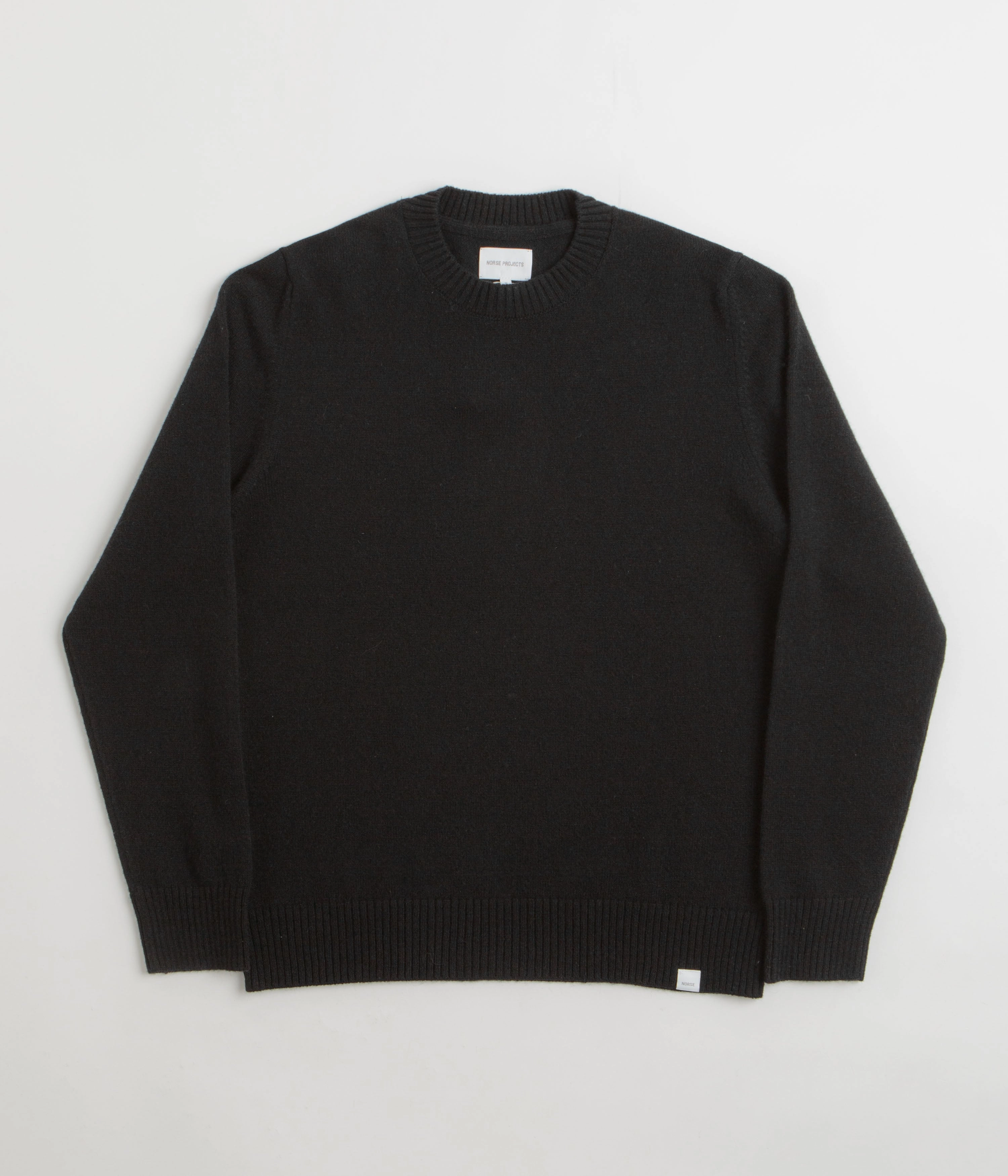 Norse Projects Standard Merino Crewneck Sweatshirt - Black product customization Fashionable Design