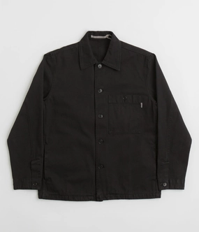 Flexible Hem Norse Projects Standard Twill Overshirt - Black
