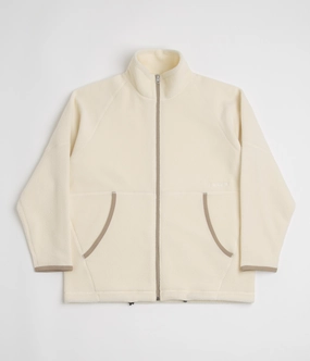 Norse Projects Tycho Pile Fleece Full Zip Jacket - Ecru Outdoor Core
