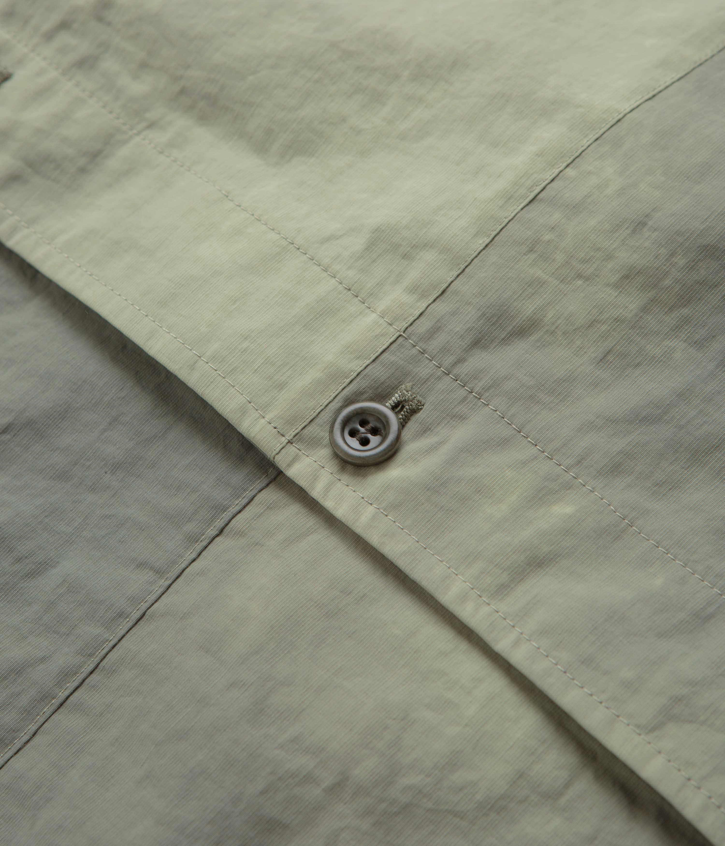 Zippered Vents Norse Projects Ulrik Wave Dye Overshirt - Clay
