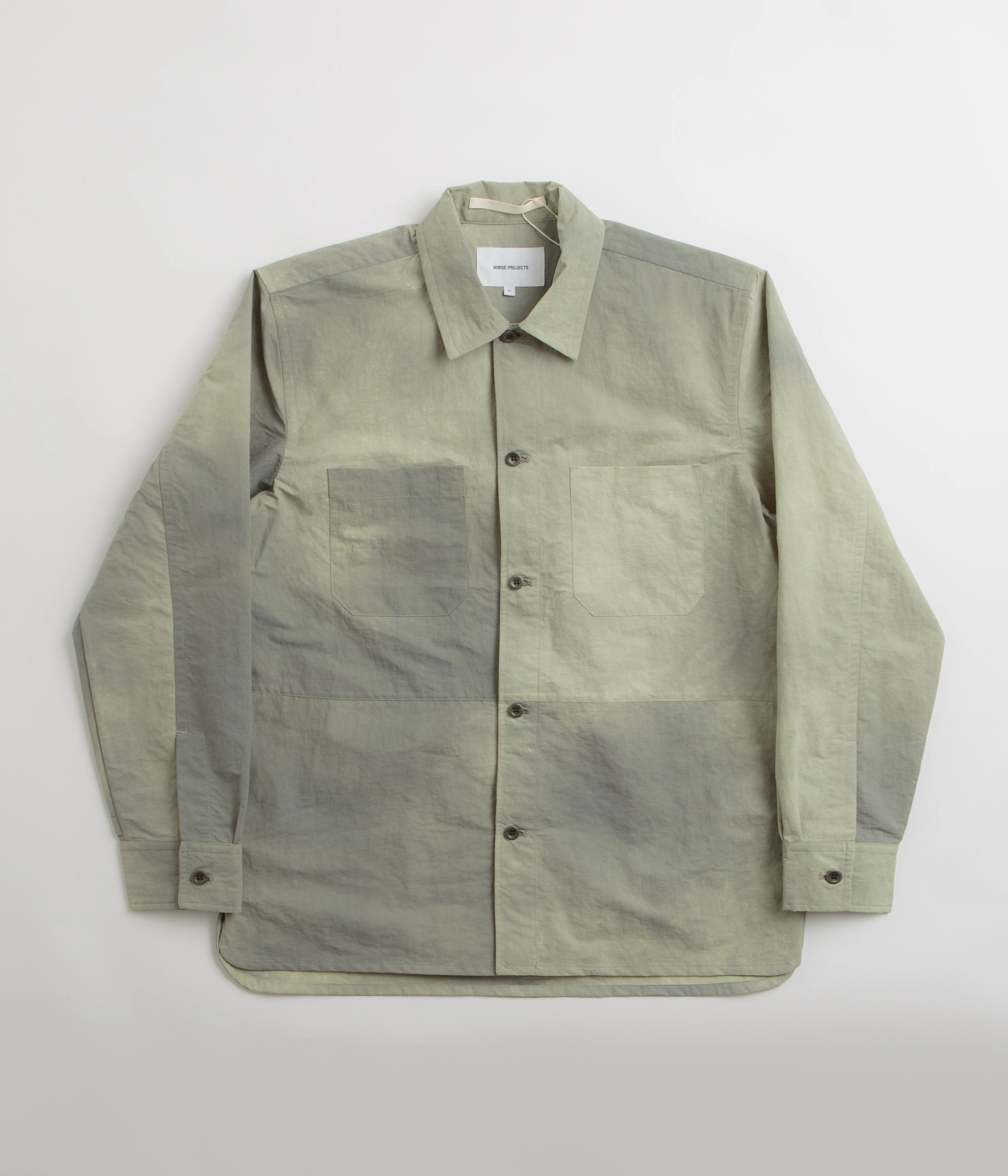 Norse Projects Ulrik Wave Dye Overshirt - Clay Layer Core waterproof