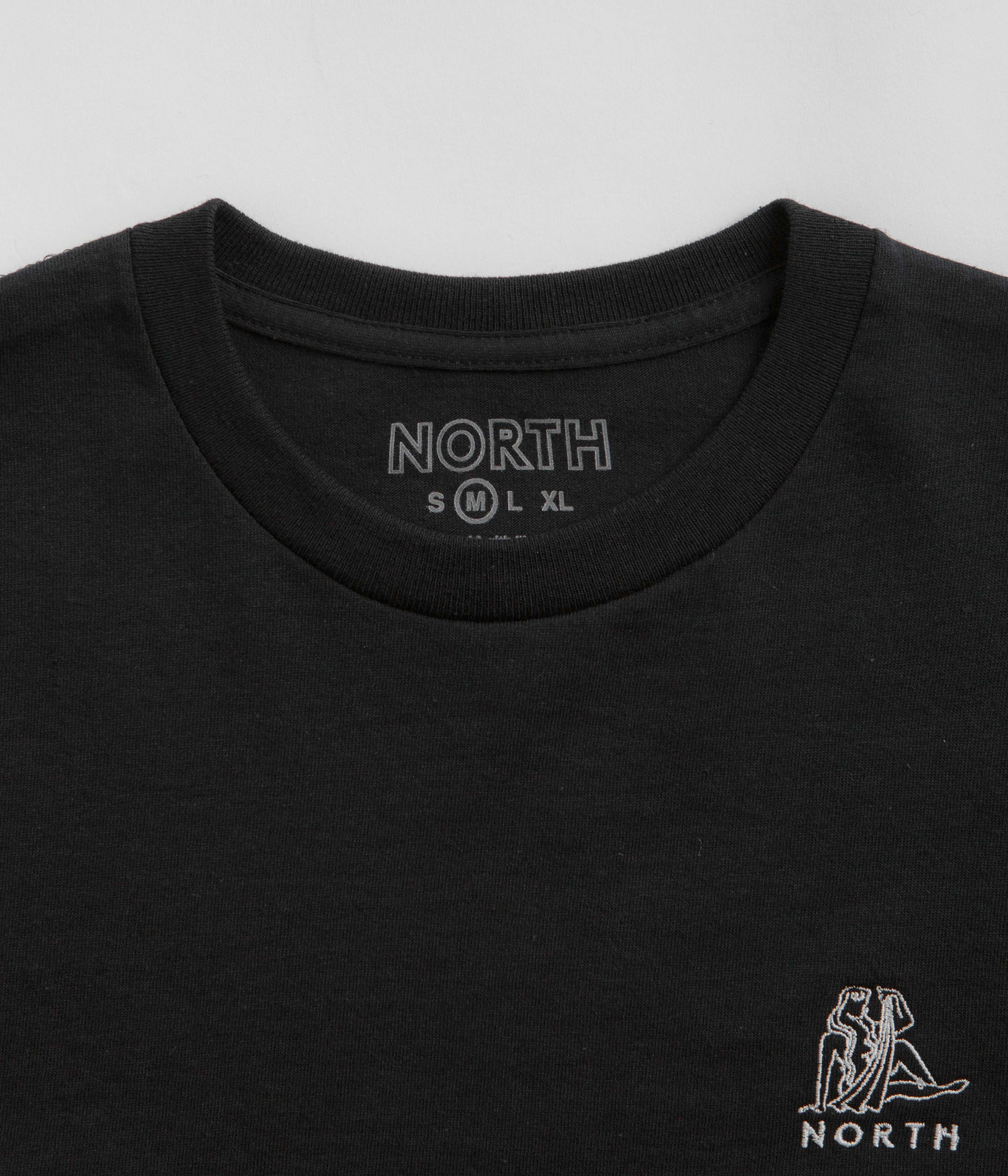On-the-Go Fashion North Zodiac Logo T-Shirt - Black / White