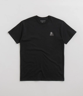 Drop Shoulder Cut Versatile Wardrobe Piece North Zodiac Logo T-Shirt - Black / White