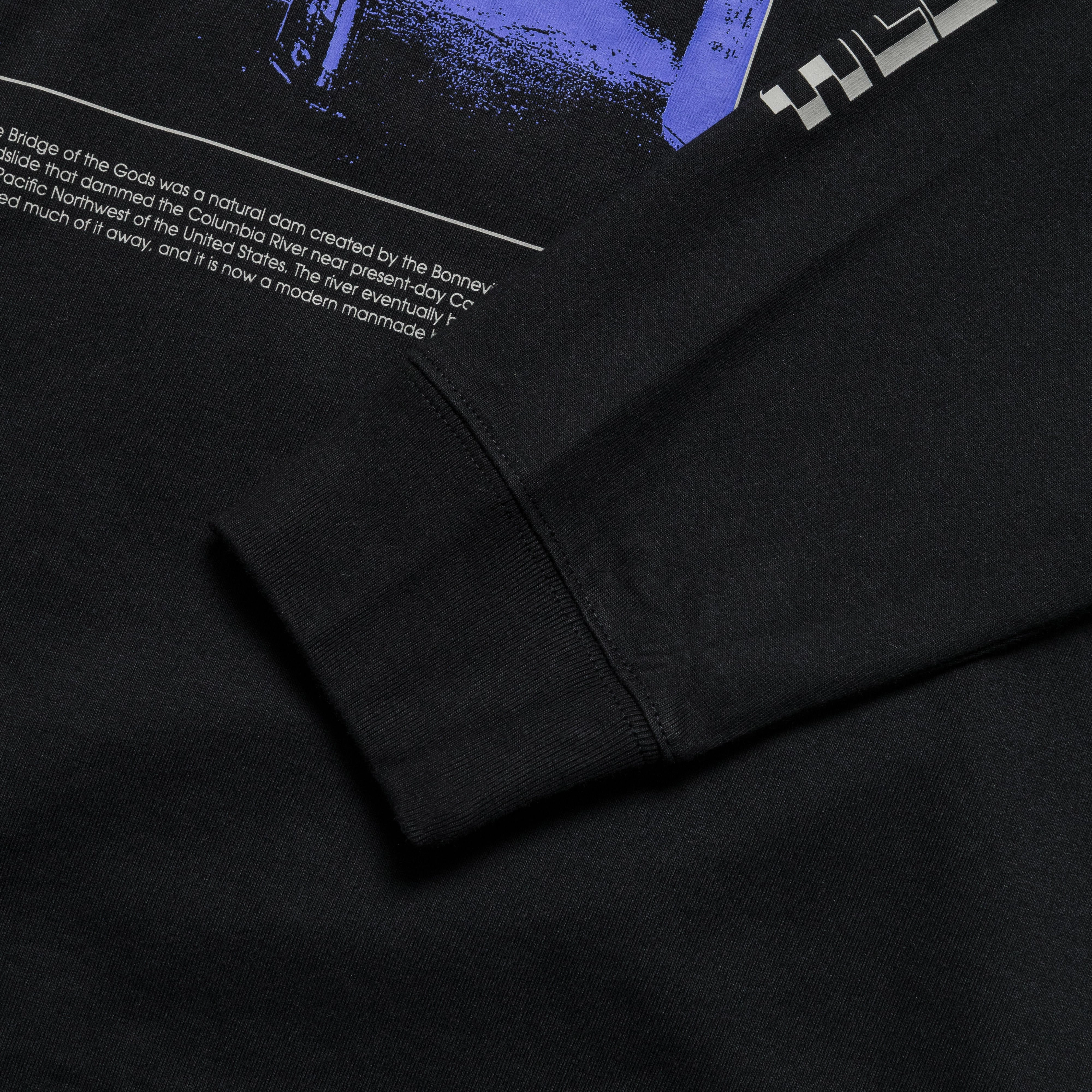 NRG Dri-FIT Tee LS TRLL BRDG - Black theater visit