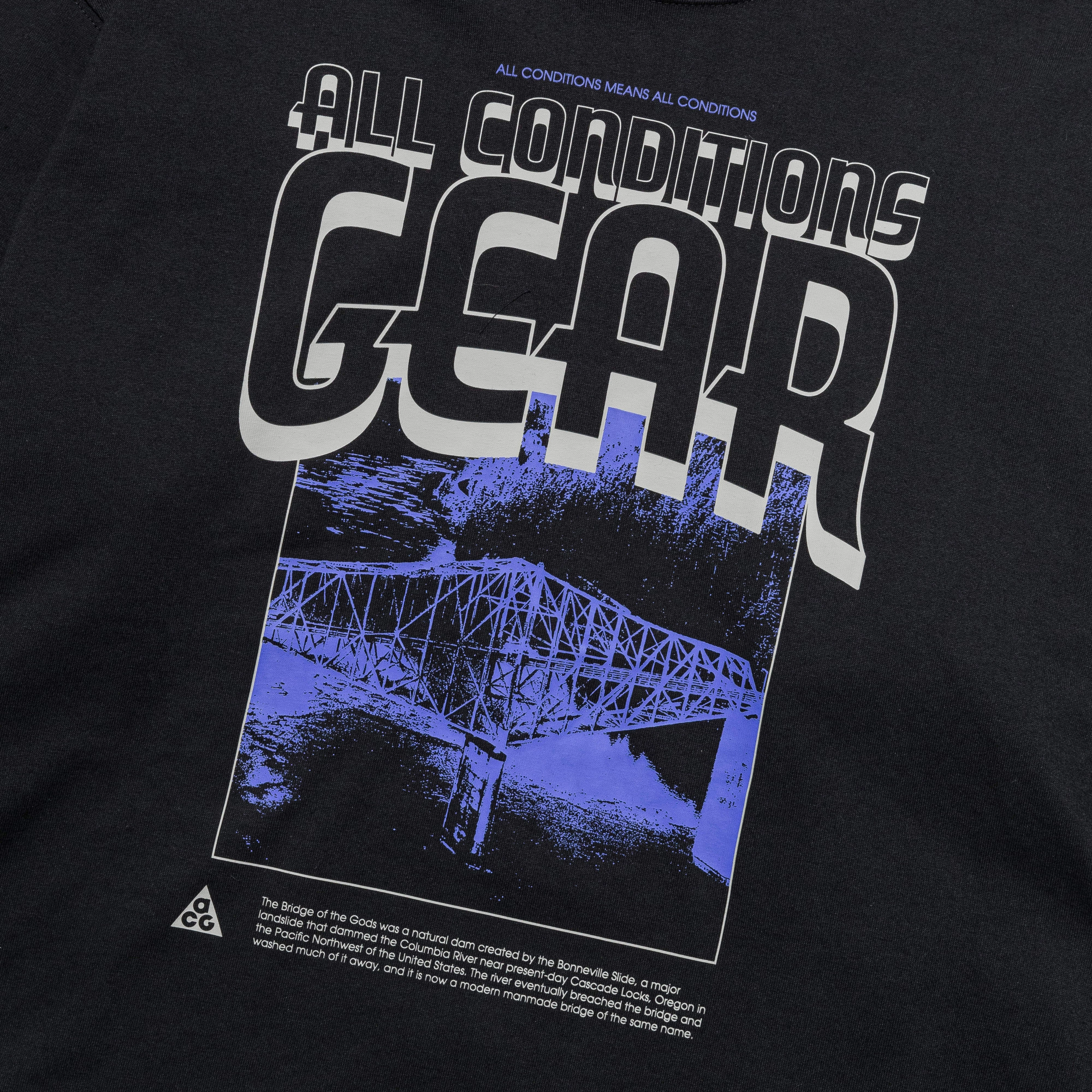 NRG Dri-FIT Tee LS TRLL BRDG - Black Sporty Style Wear