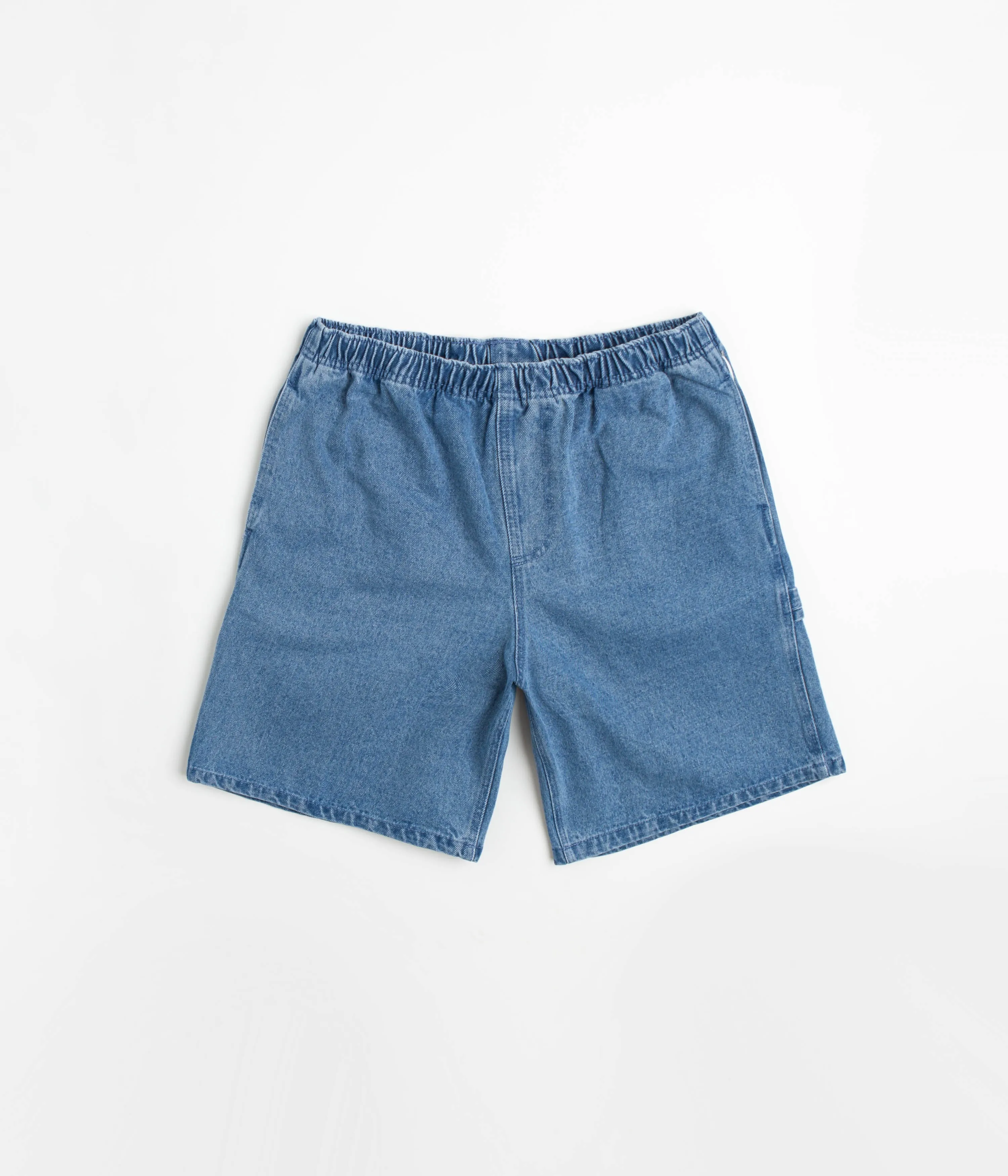 Odor Lock Technology Non slip grip Obey Easy Denim Carpenter Shorts - Light Indigo