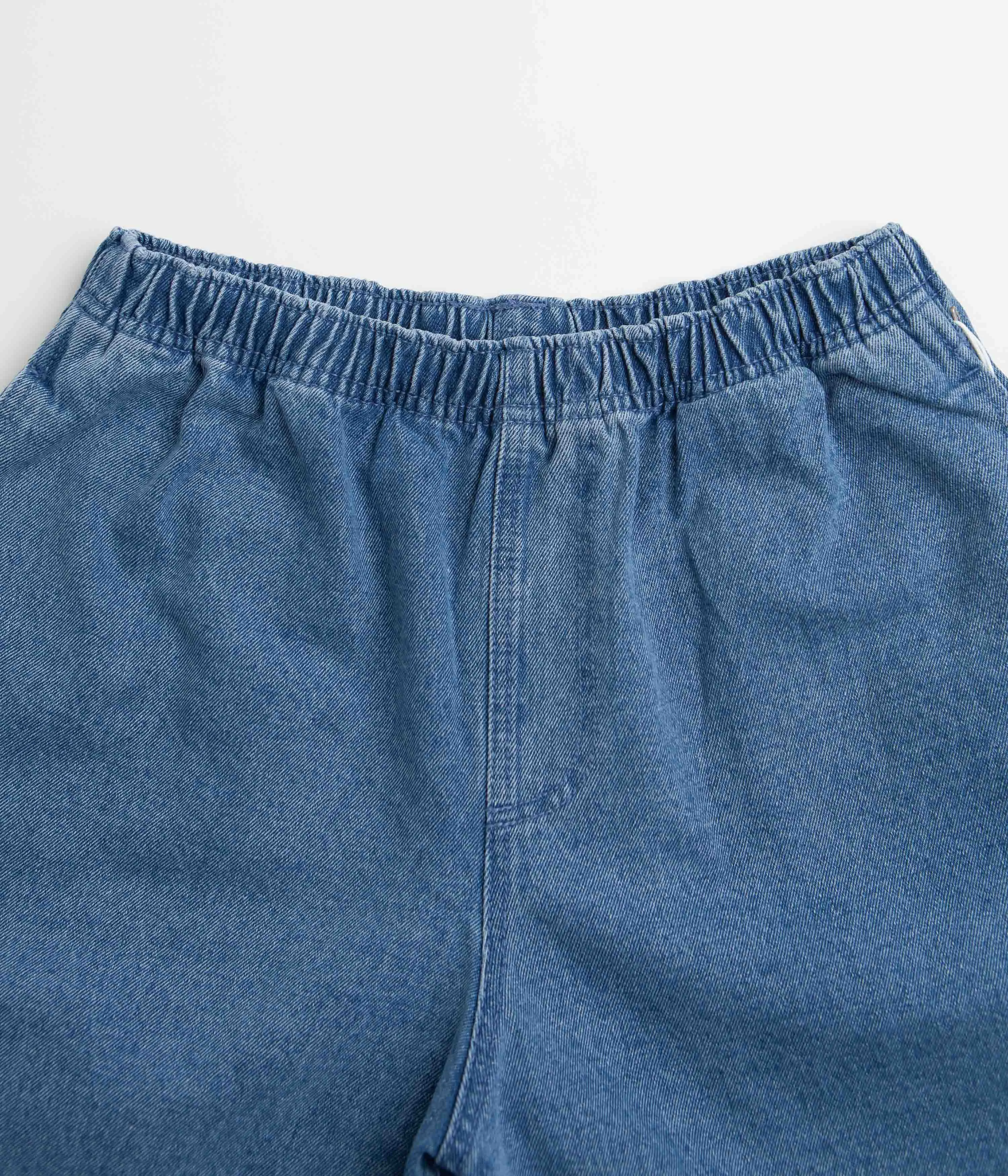 Obey Easy Denim Carpenter Shorts - Light Indigo Stylish Comfort