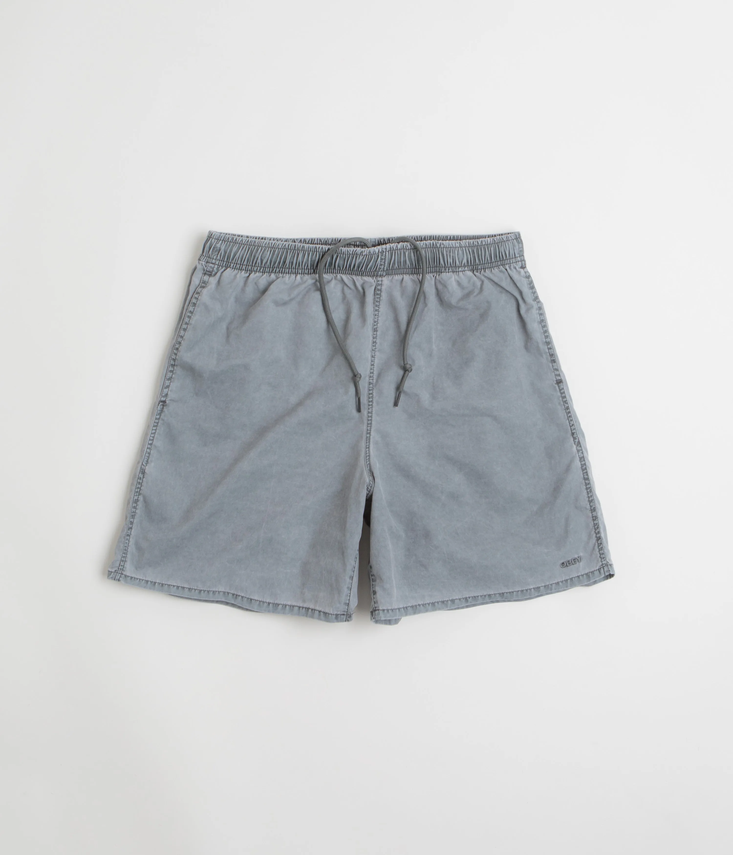 Obey Easy Pigment Cotton Nylon Shorts - Pigment Black Non Irritating Tags