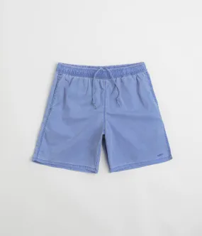 tropical style Tailored Cut Obey Easy Pigment Cotton Nylon Shorts - Pigment Dazzling Blue
