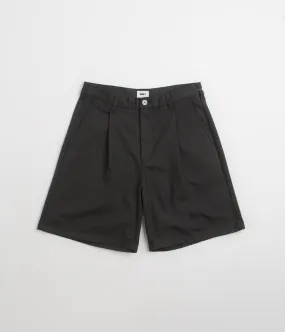 Obey Oliver Shorts - Pirate Black Clean Fabric Printed Pattern