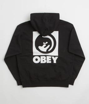 Obey Bold Eye Hoodie - Black Lounge Wear