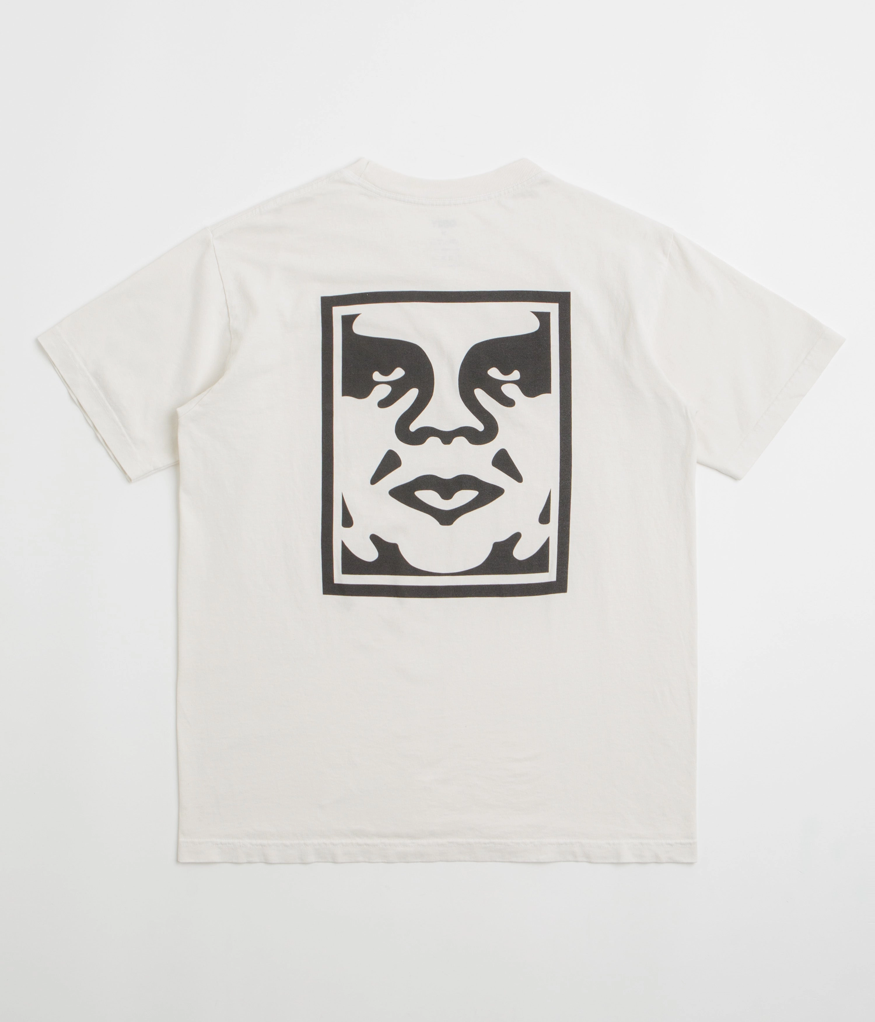 Basic Layer Obey Bold Icon Face T-Shirt - Pigment Chalk