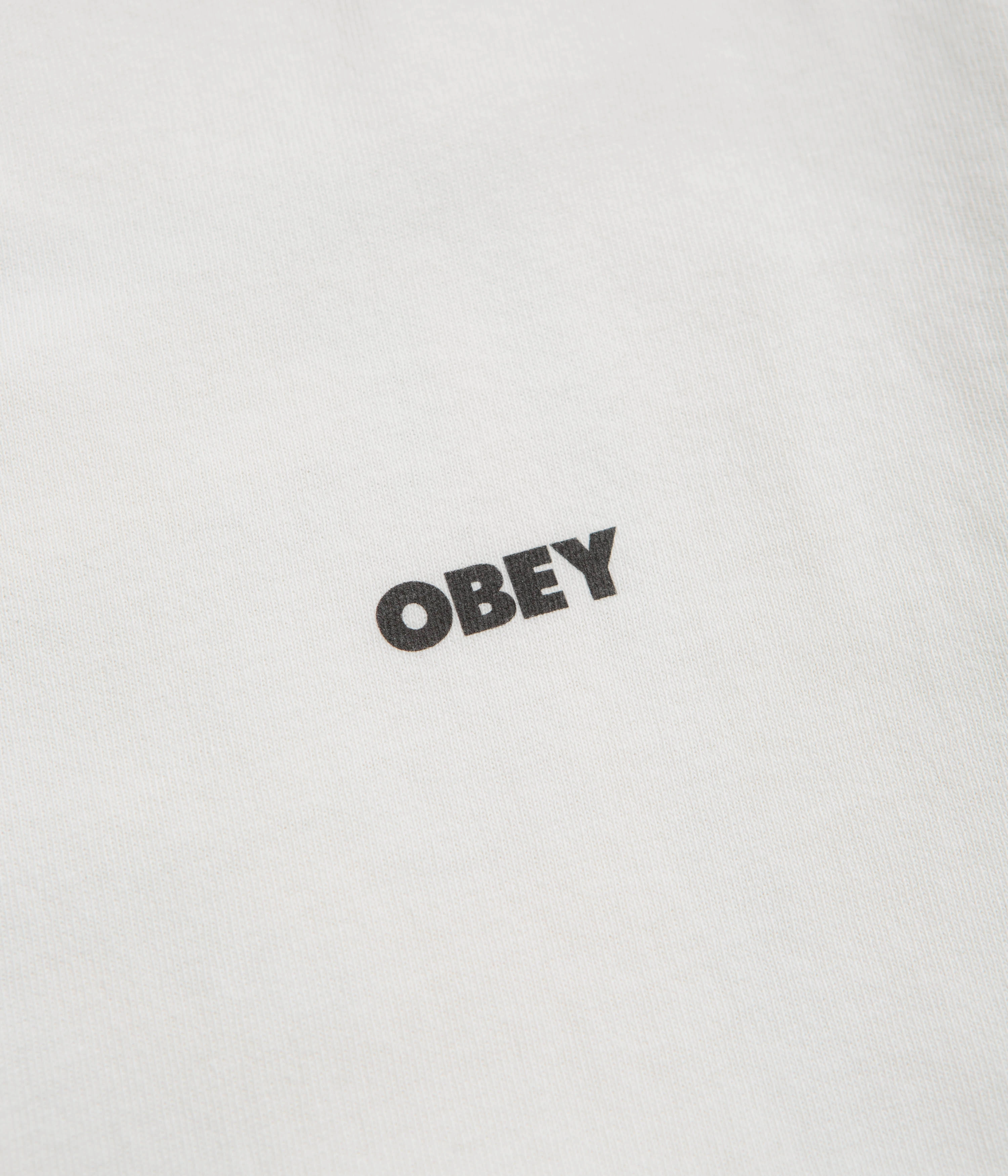 Wool combination Daily Trend Look Obey Bold Icon Face T-Shirt - Pigment Chalk