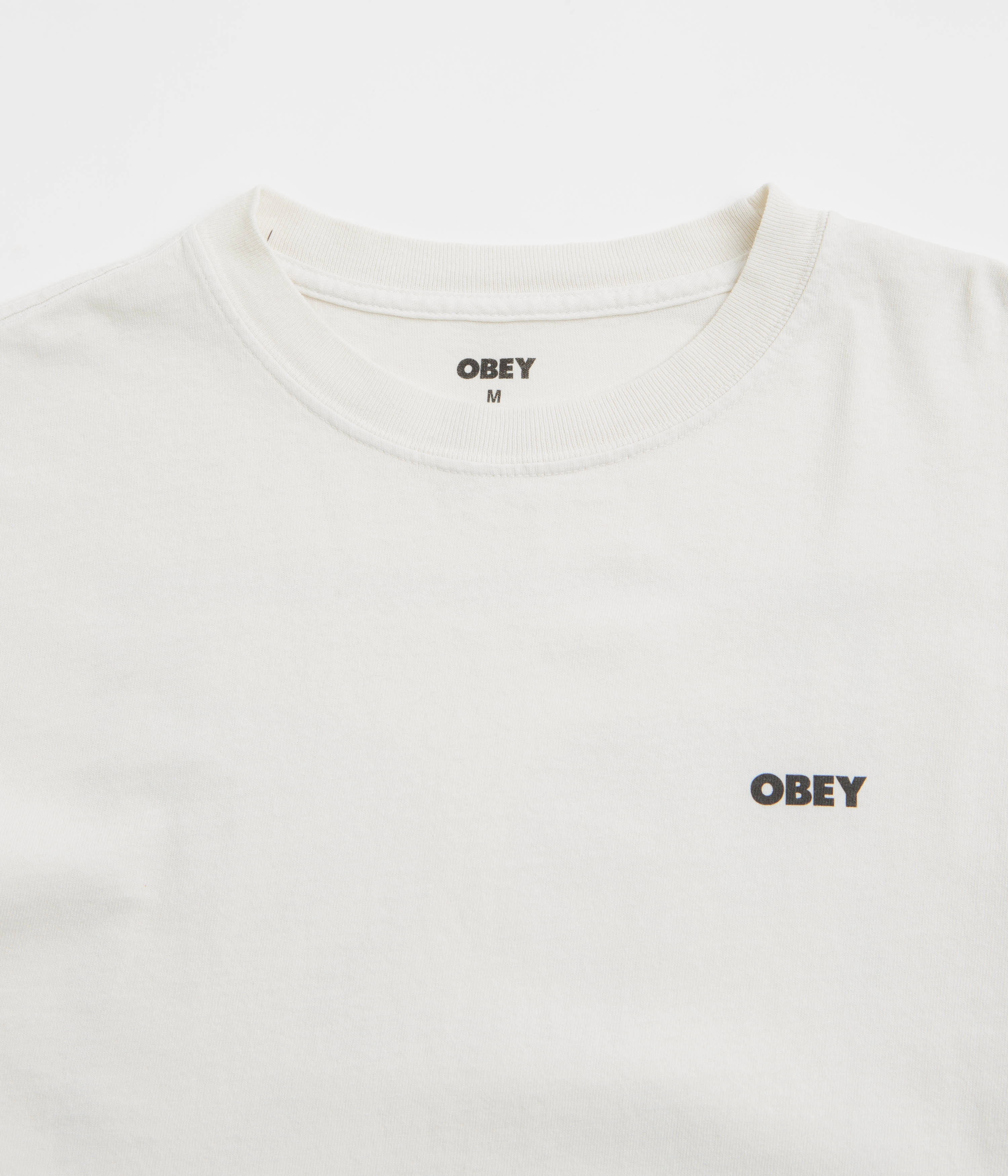 Running Gear Layering Piece Obey Bold Icon Face T-Shirt - Pigment Chalk