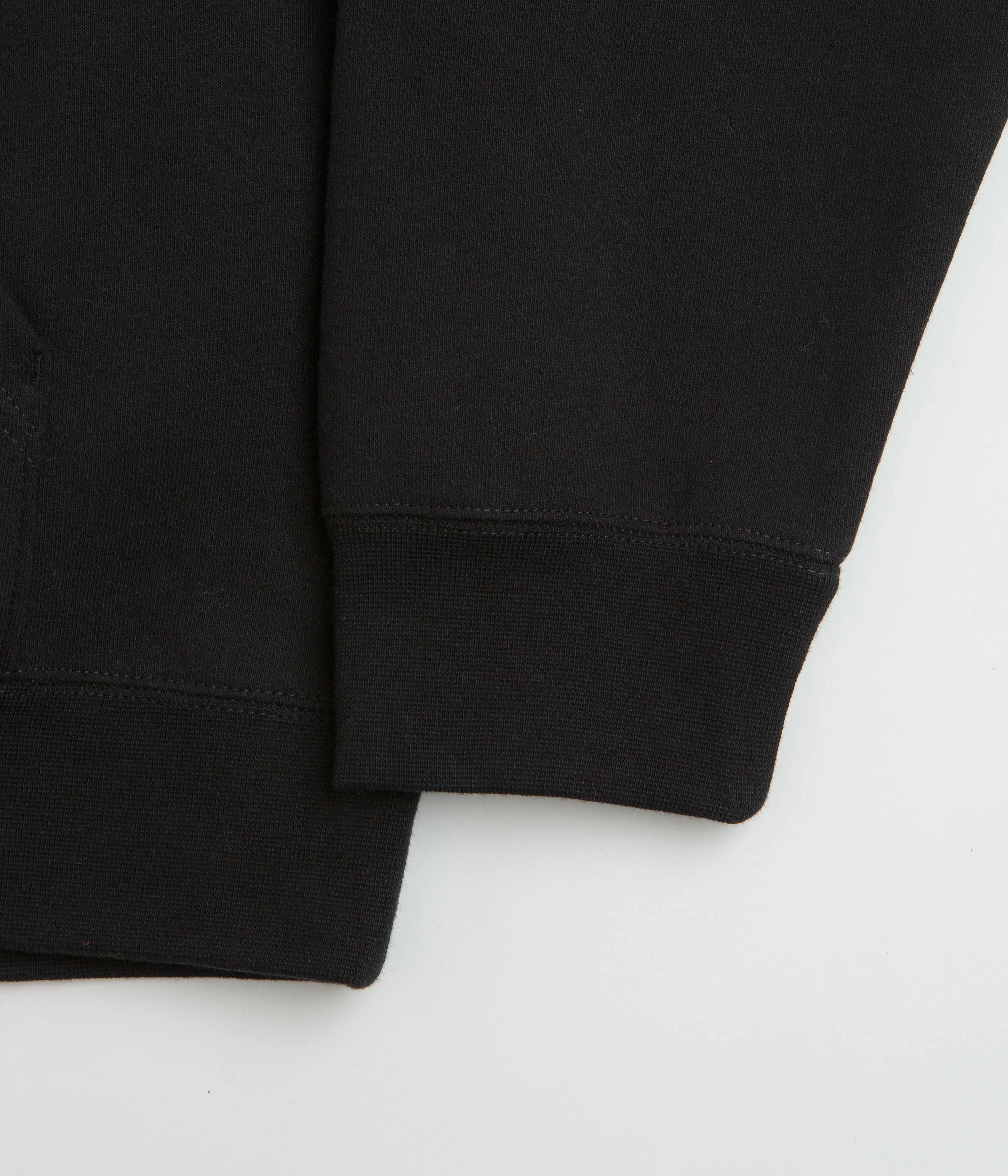 Obey Established Works Eyes II Hoodie - Black Organza details Retro Vibe