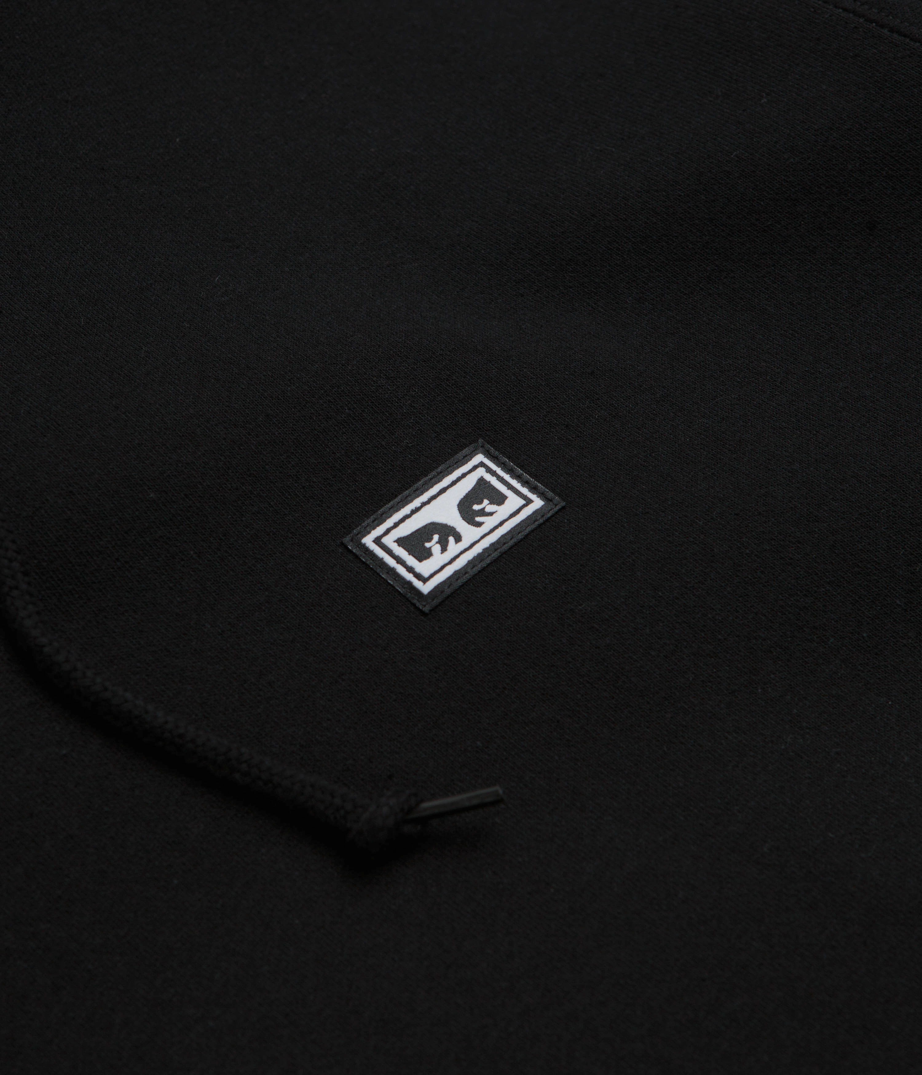 Back Graphic Obey Established Works Eyes II Hoodie - Black