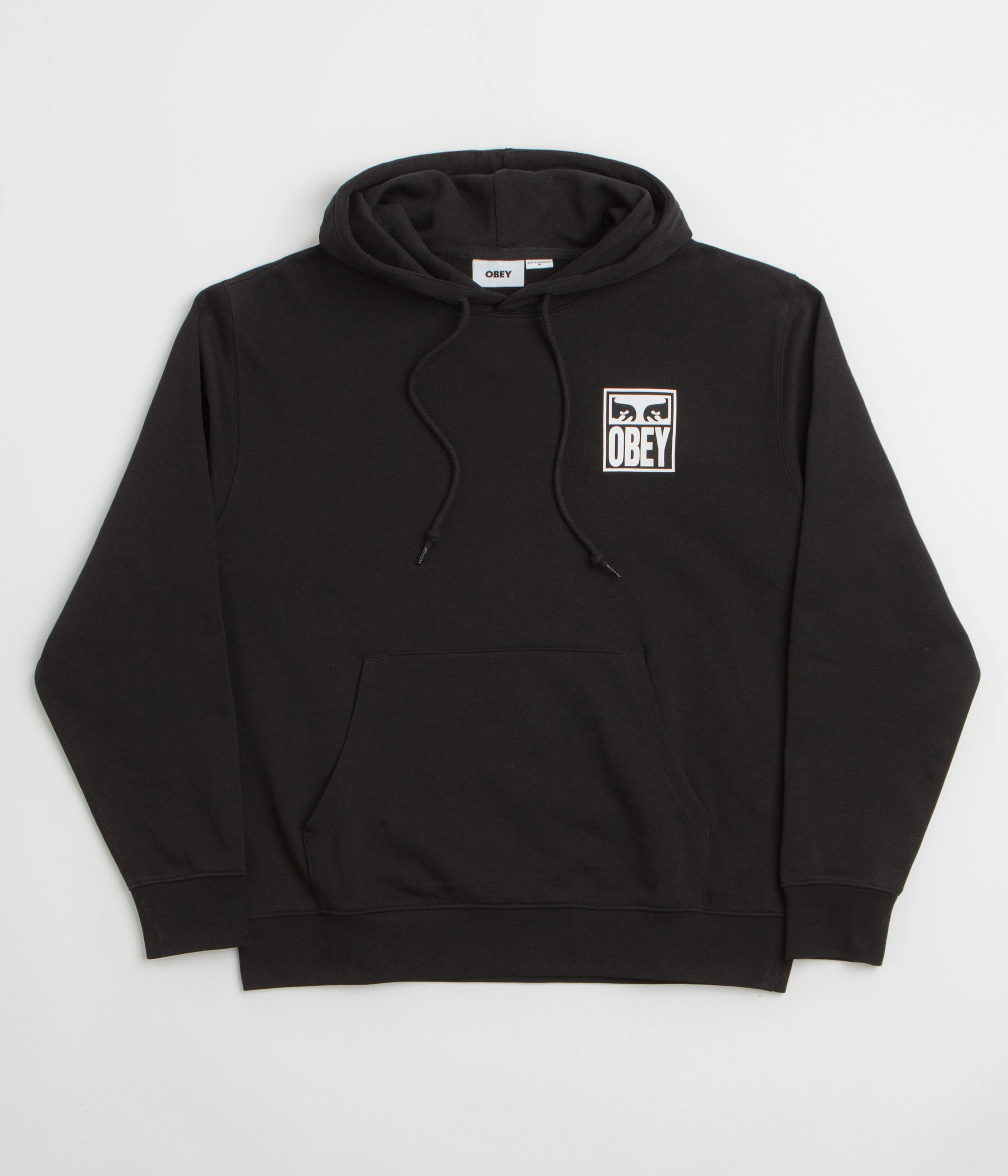 Silkiness Obey Eyes Icon 2 Hoodie - Black