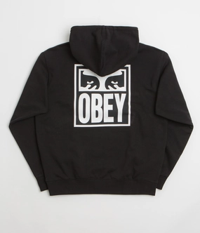 Obey Eyes Icon 2 Hoodie - Black Brown bear like